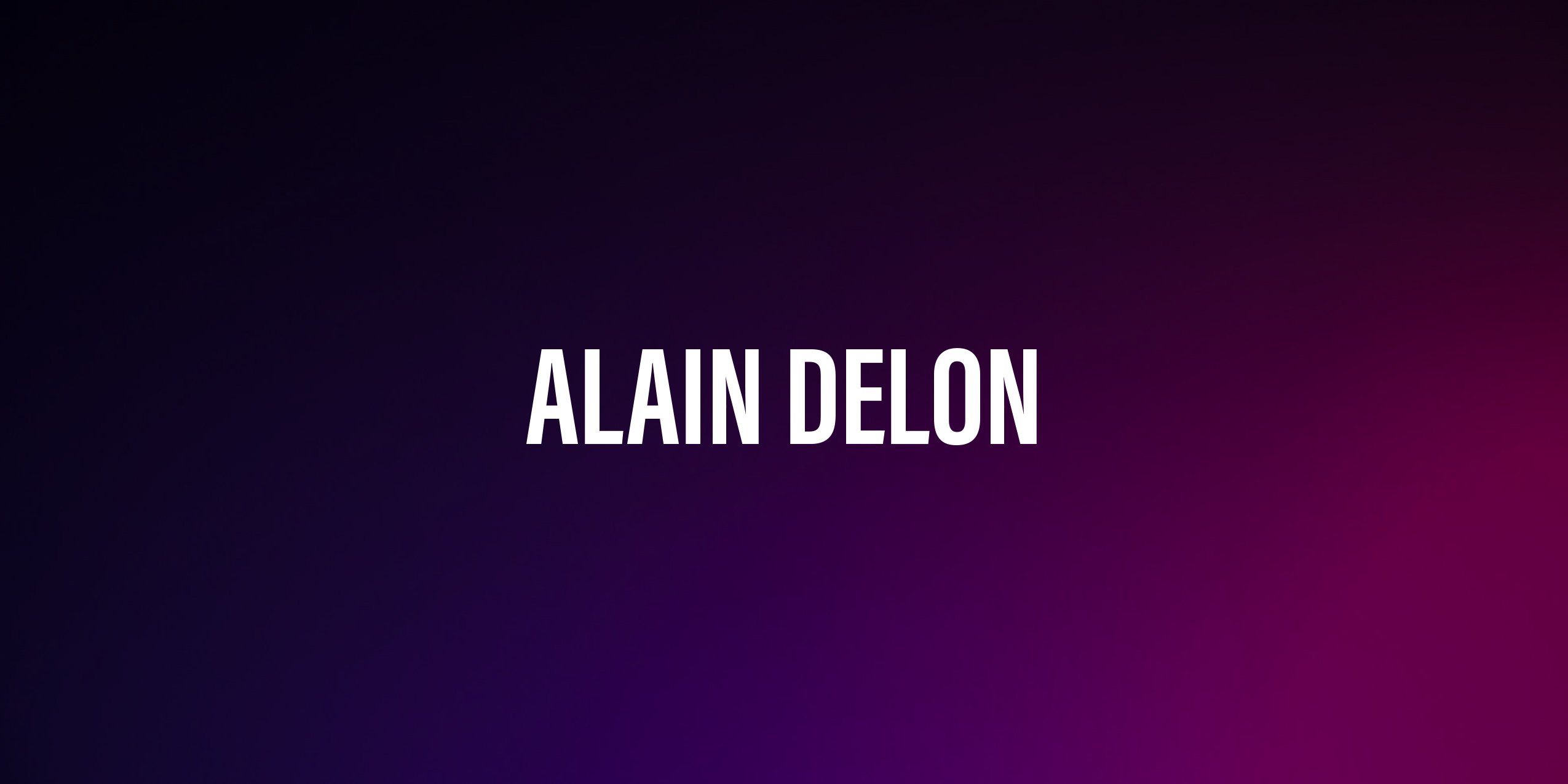 Alain Delon – Legenda Francuskiego Kina