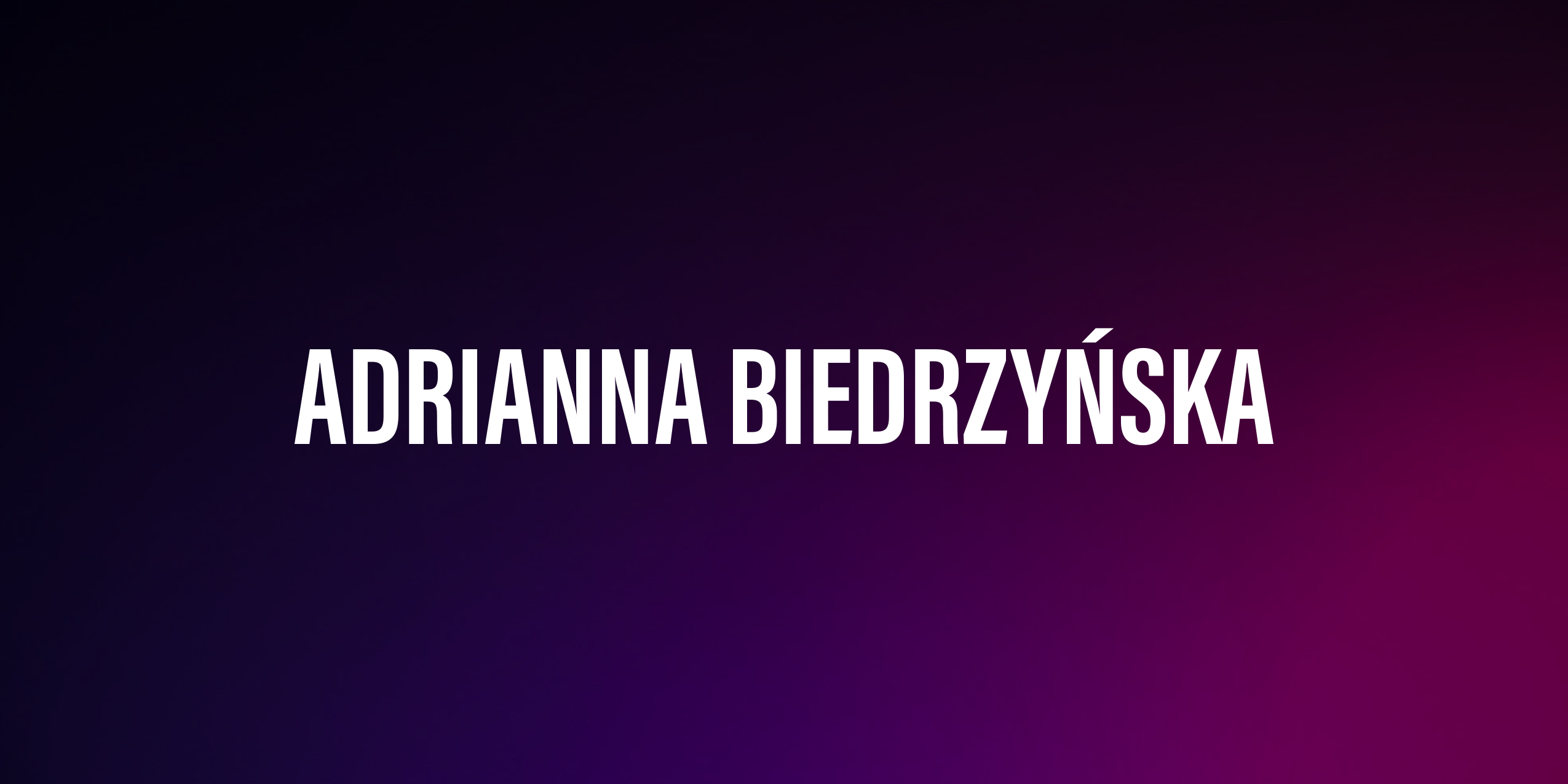 Adrianna Biedrzyńska – życiorys i filmografia