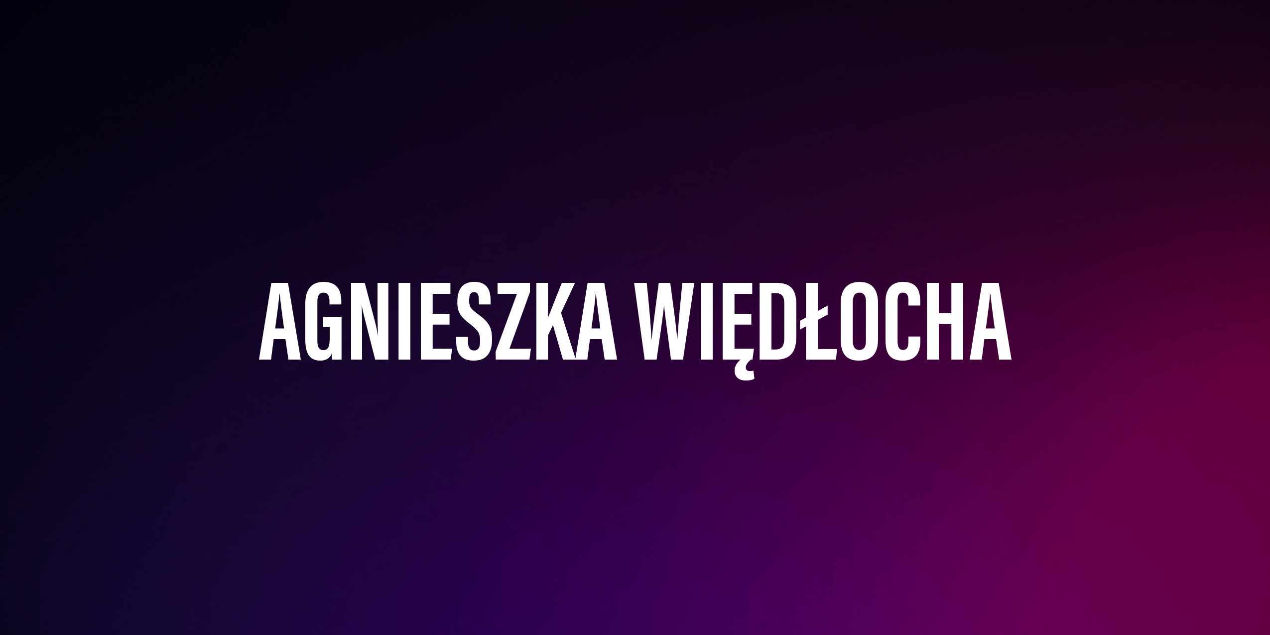 Agnieszka Więdłocha – życiorys i filmografia