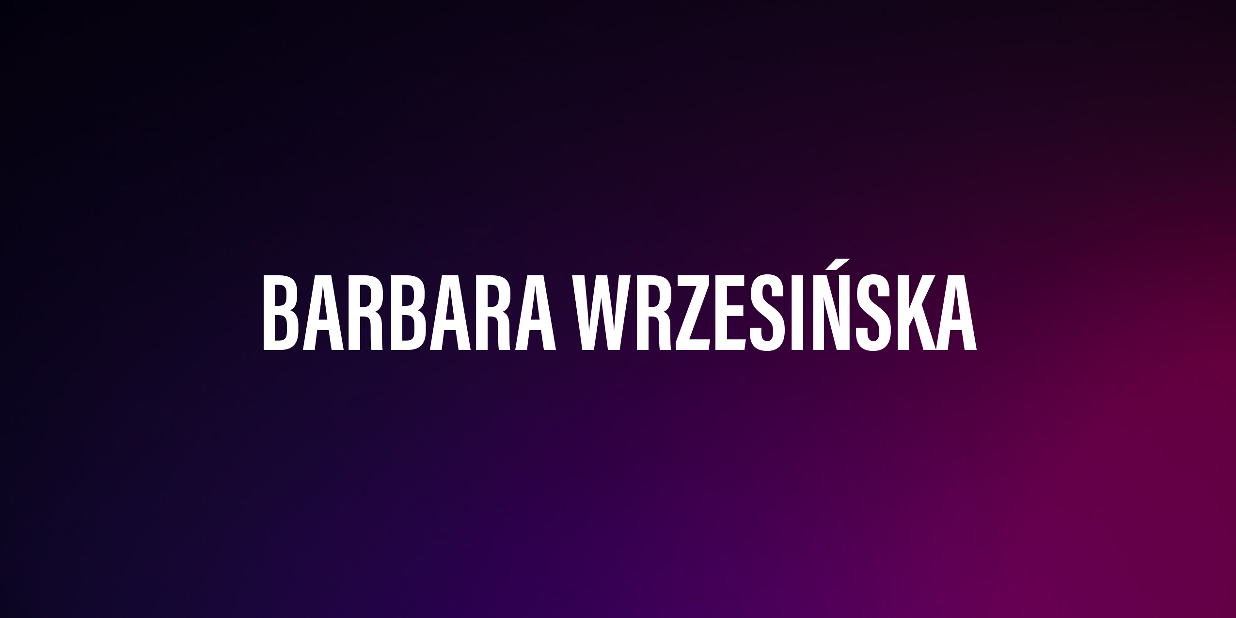 Barbara Wrzesińska – życiorys i filmografia