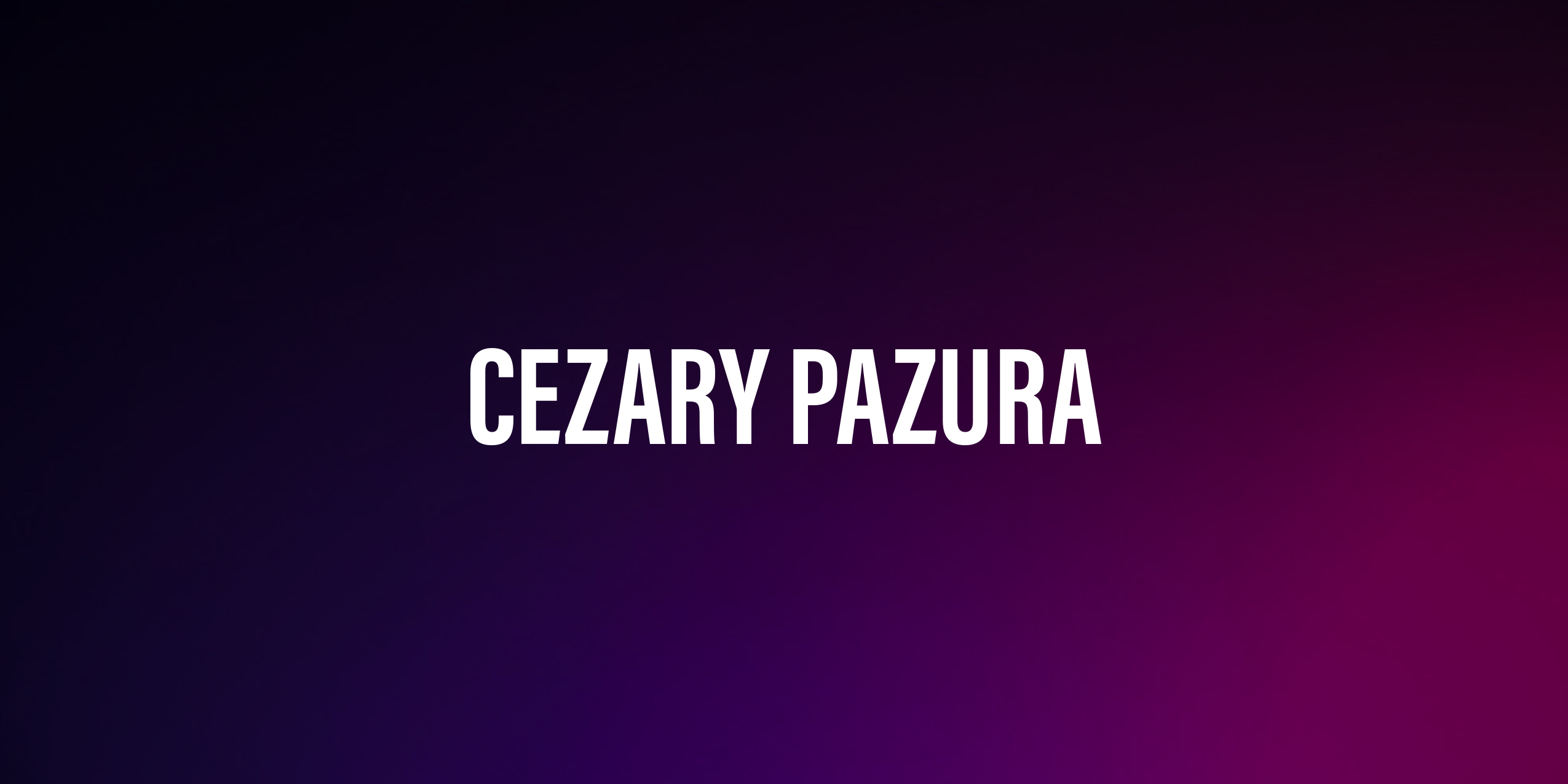 Cezary Pazura – życiorys i filmografia