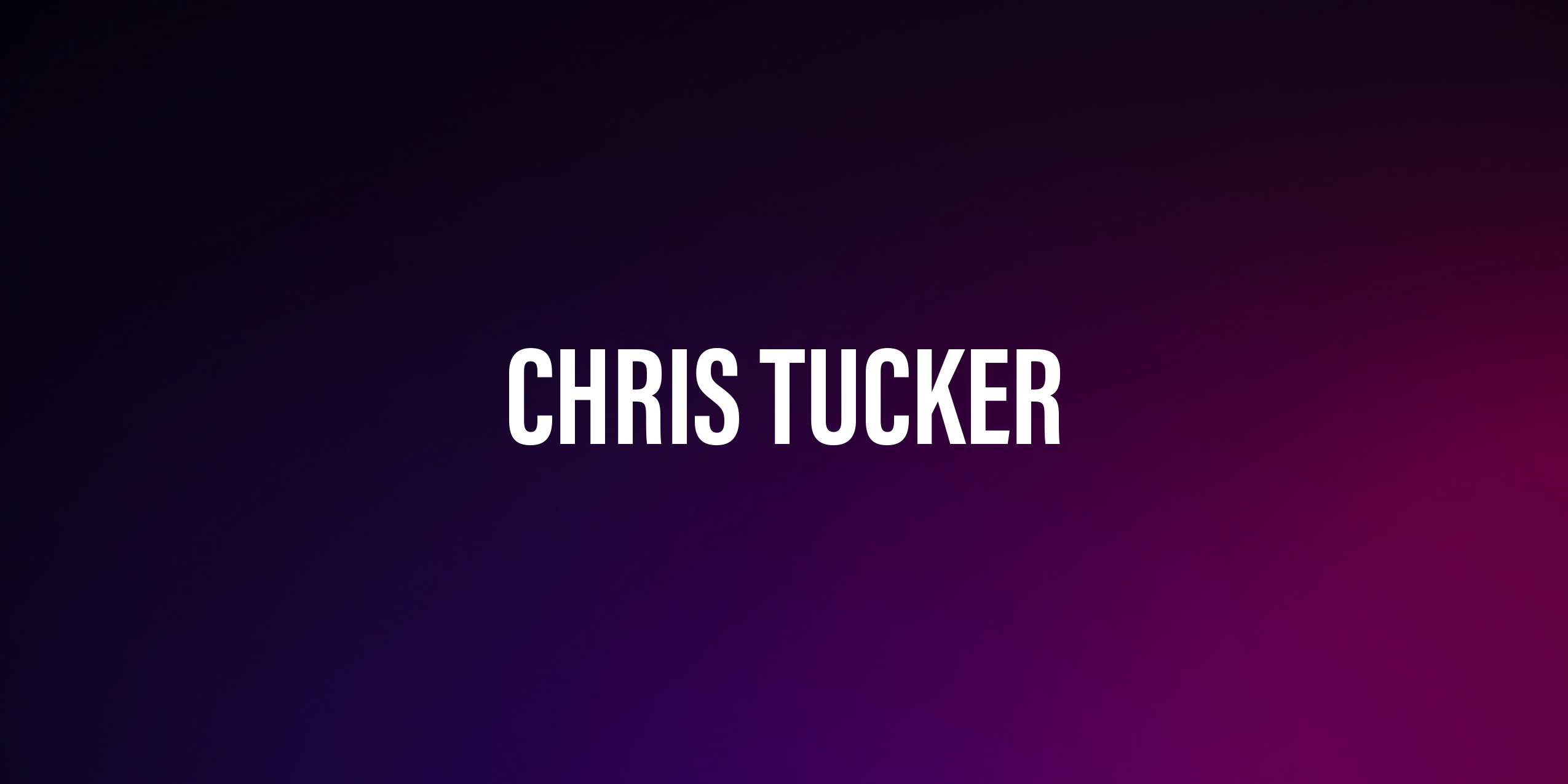 Chris Tucker – życiorys i filmografia