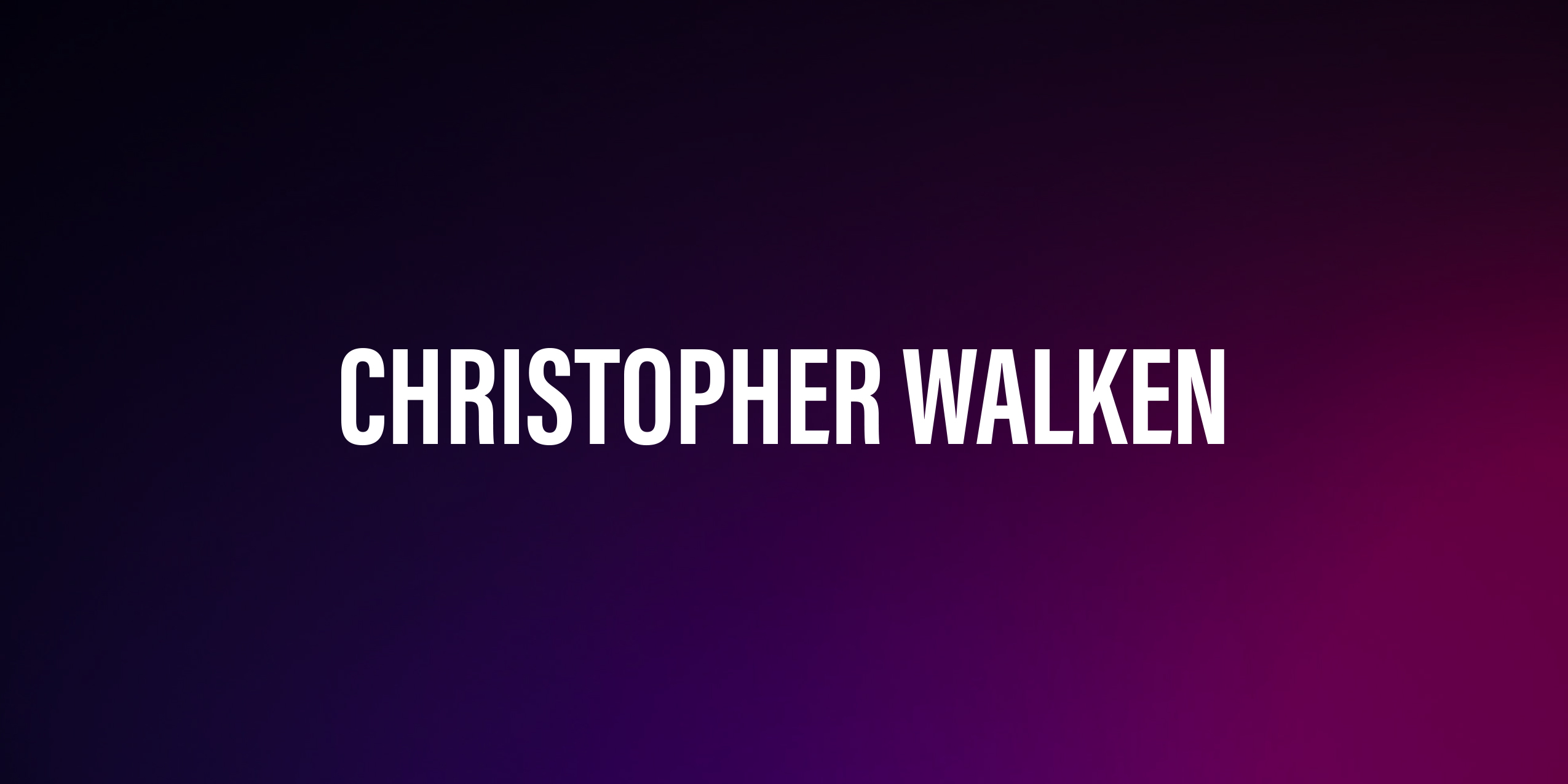 Christopher Walken – życiorys i filmografia