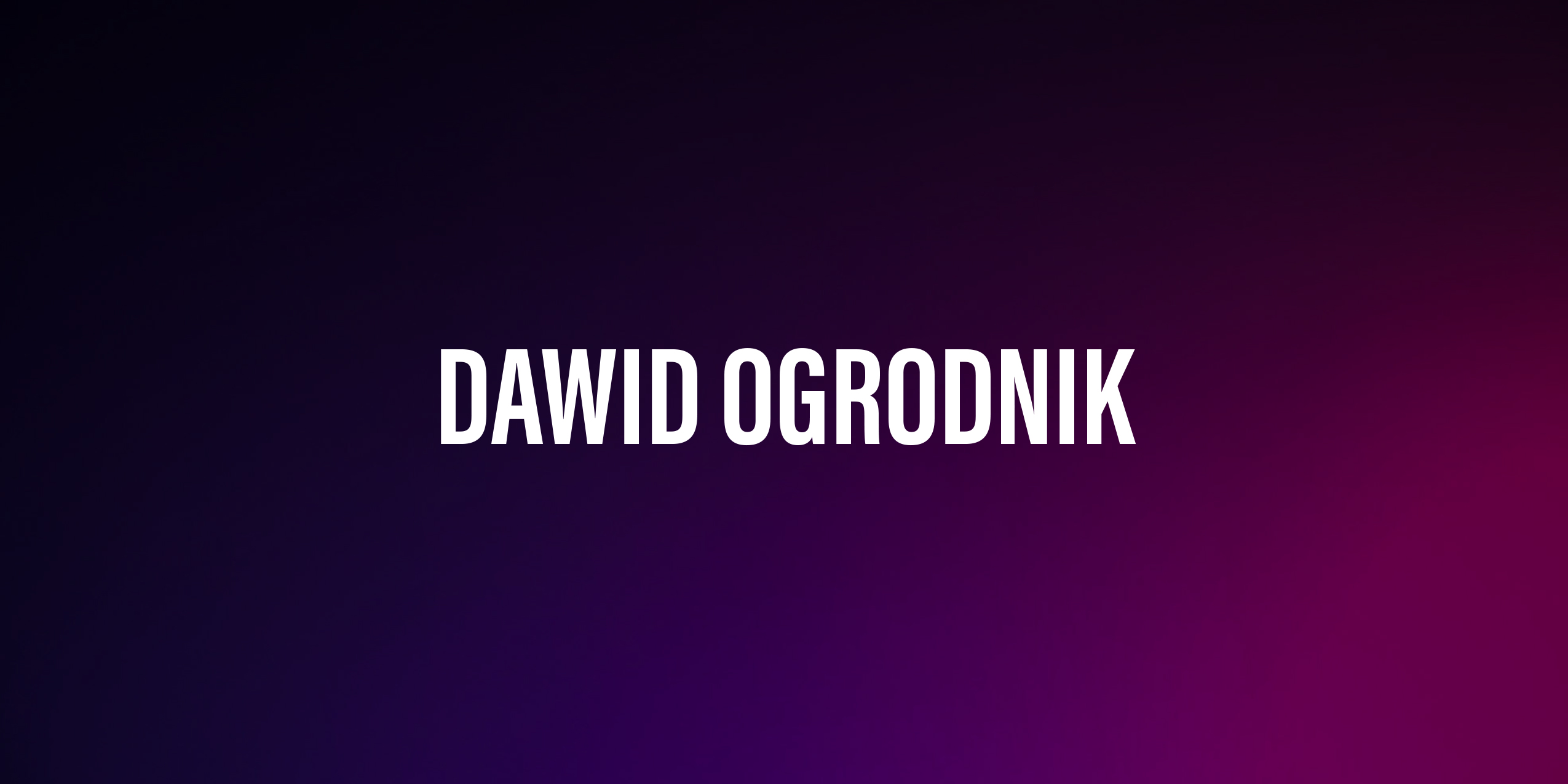 Dawid Ogrodnik – życiorys i filmografia