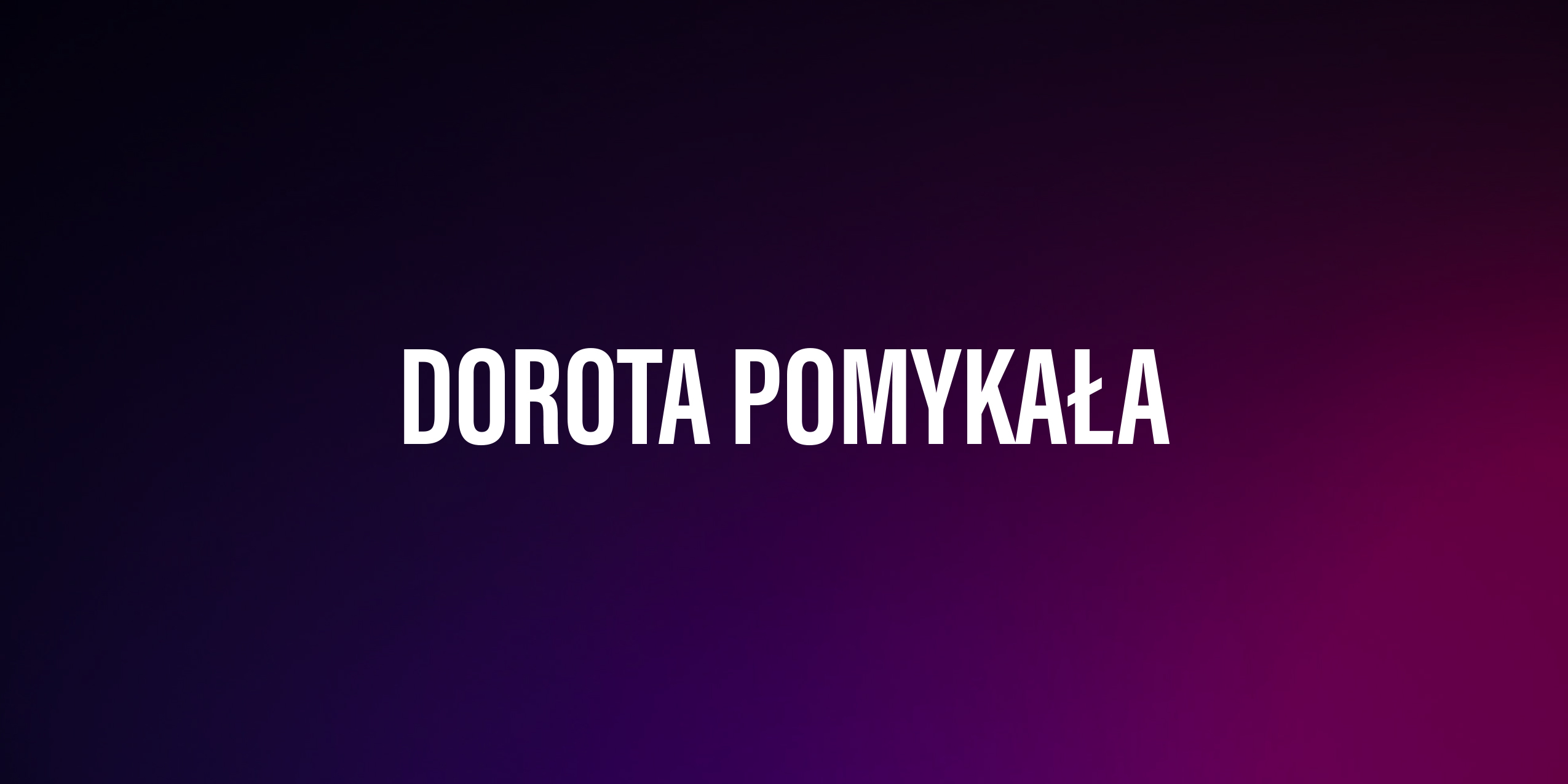 Dorota Pomykała – wybitna polska aktorka filmowa, teatralna i telewizyjna