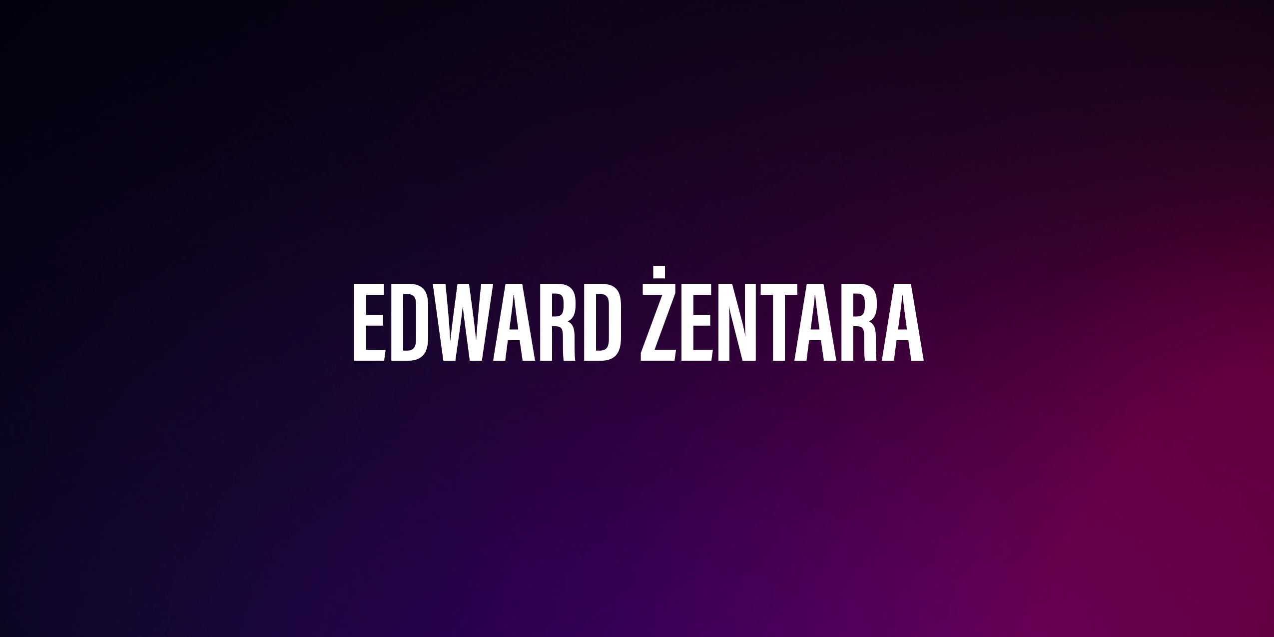 Edward Żentara – życiorys i filmografia