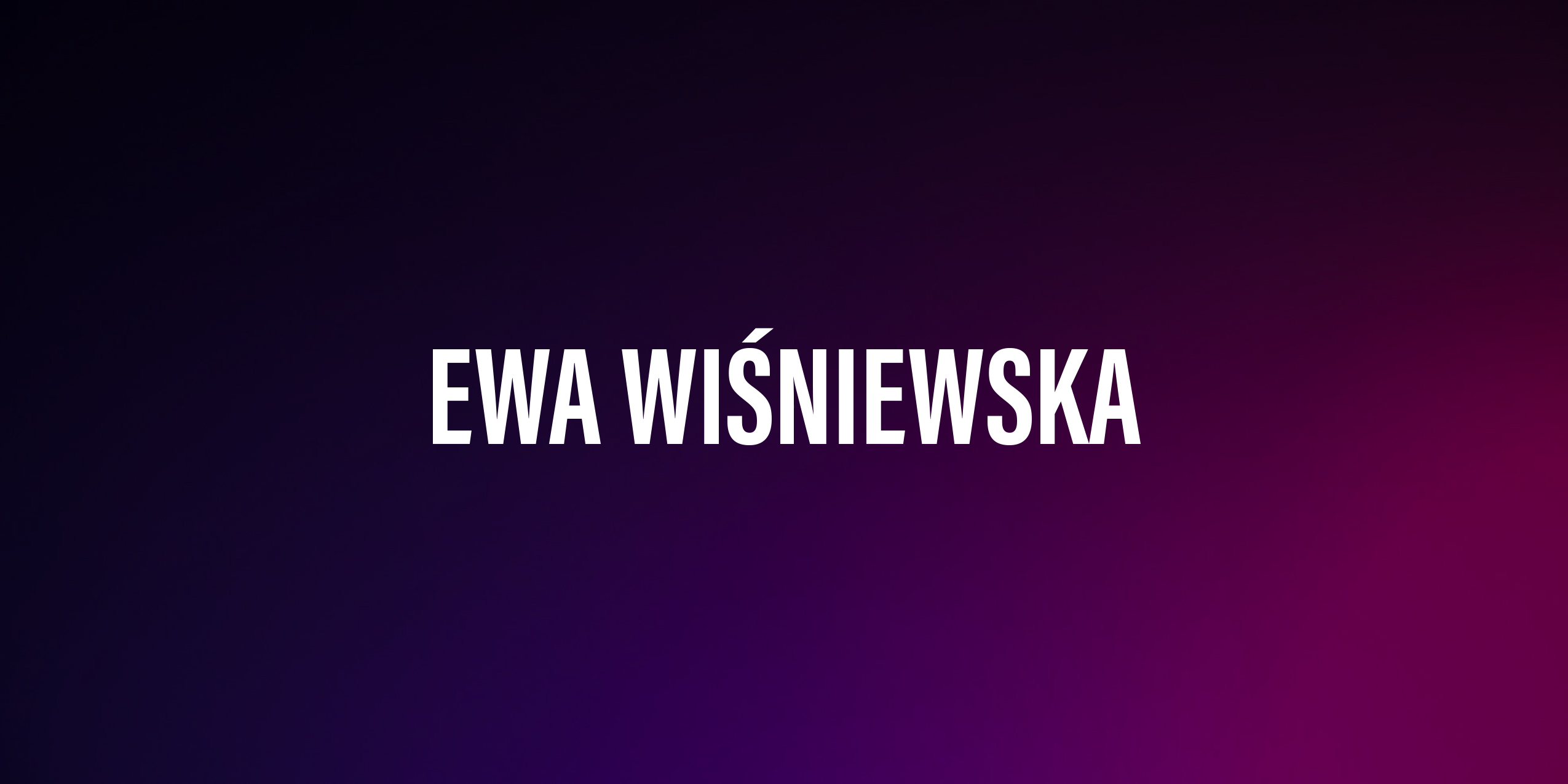Ewa Wiśniewska – życiorys i filmografia