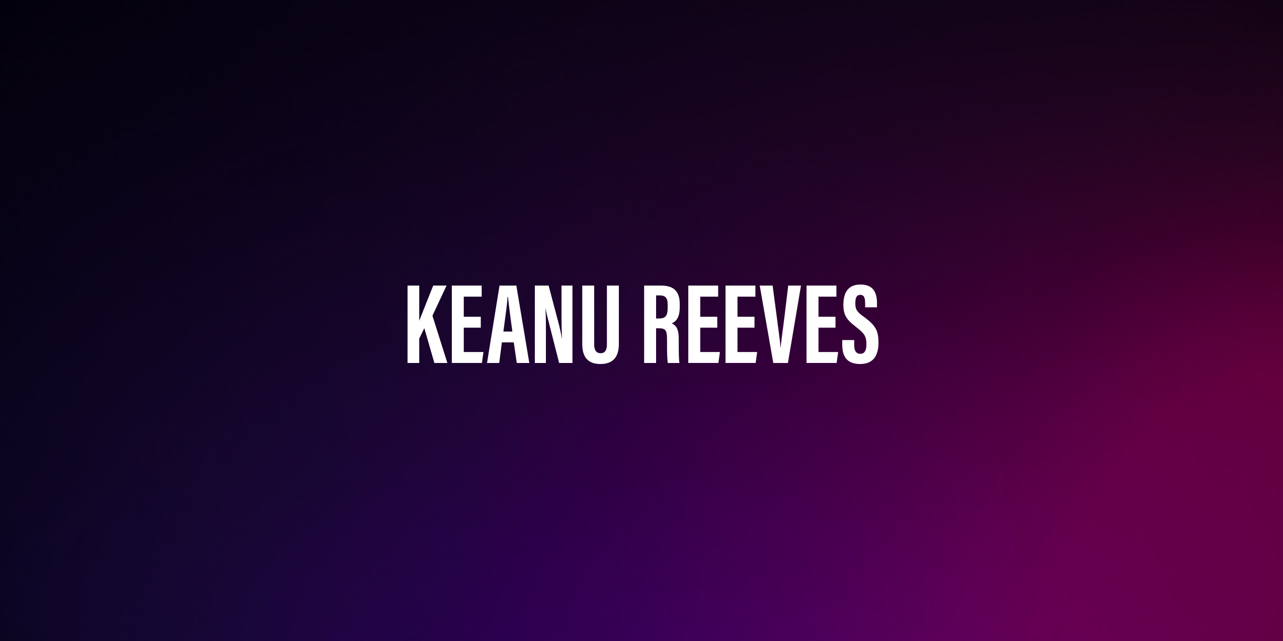 Keanu Reeves – życiorys i filmografia