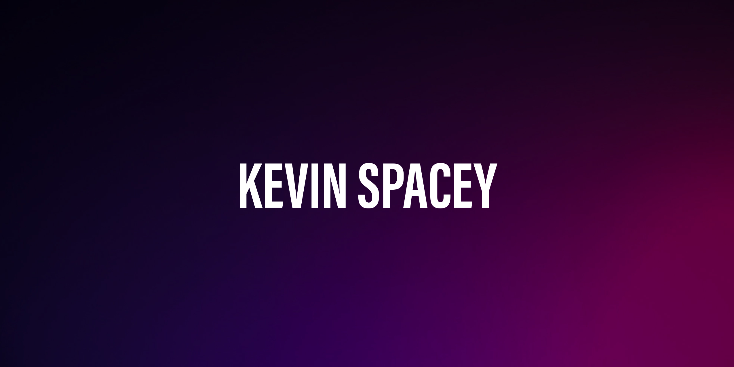 Kevin Spacey – życiorys i filmografia