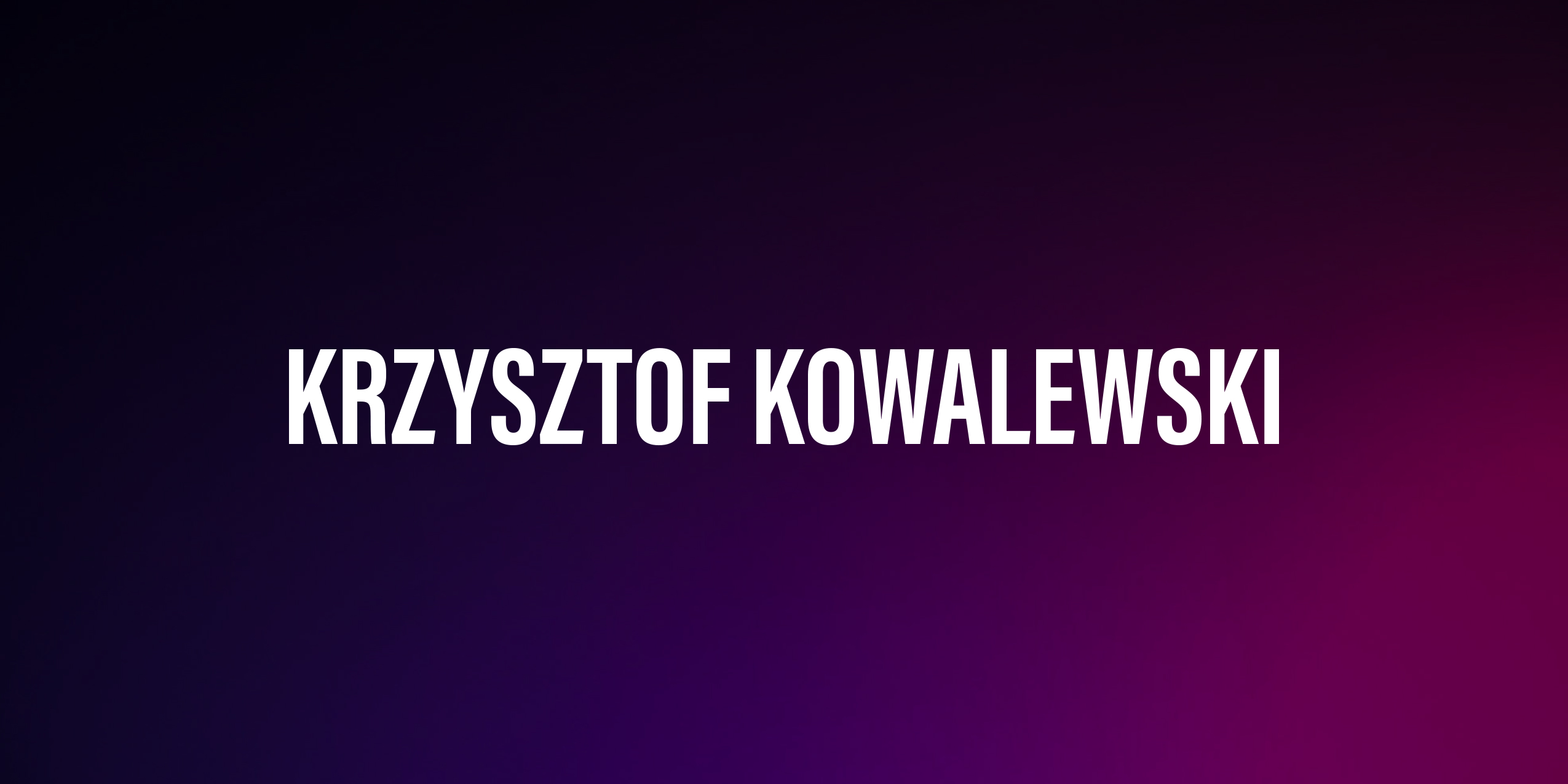 Krzysztof Kowalewski – życiorys i filmografia