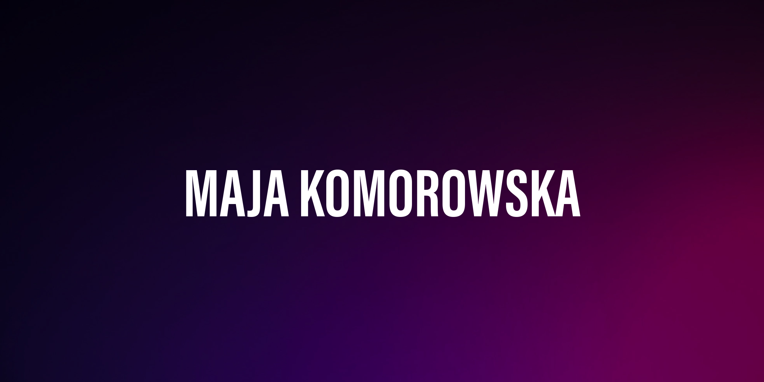Maja Komorowska – życiorys i filmografia