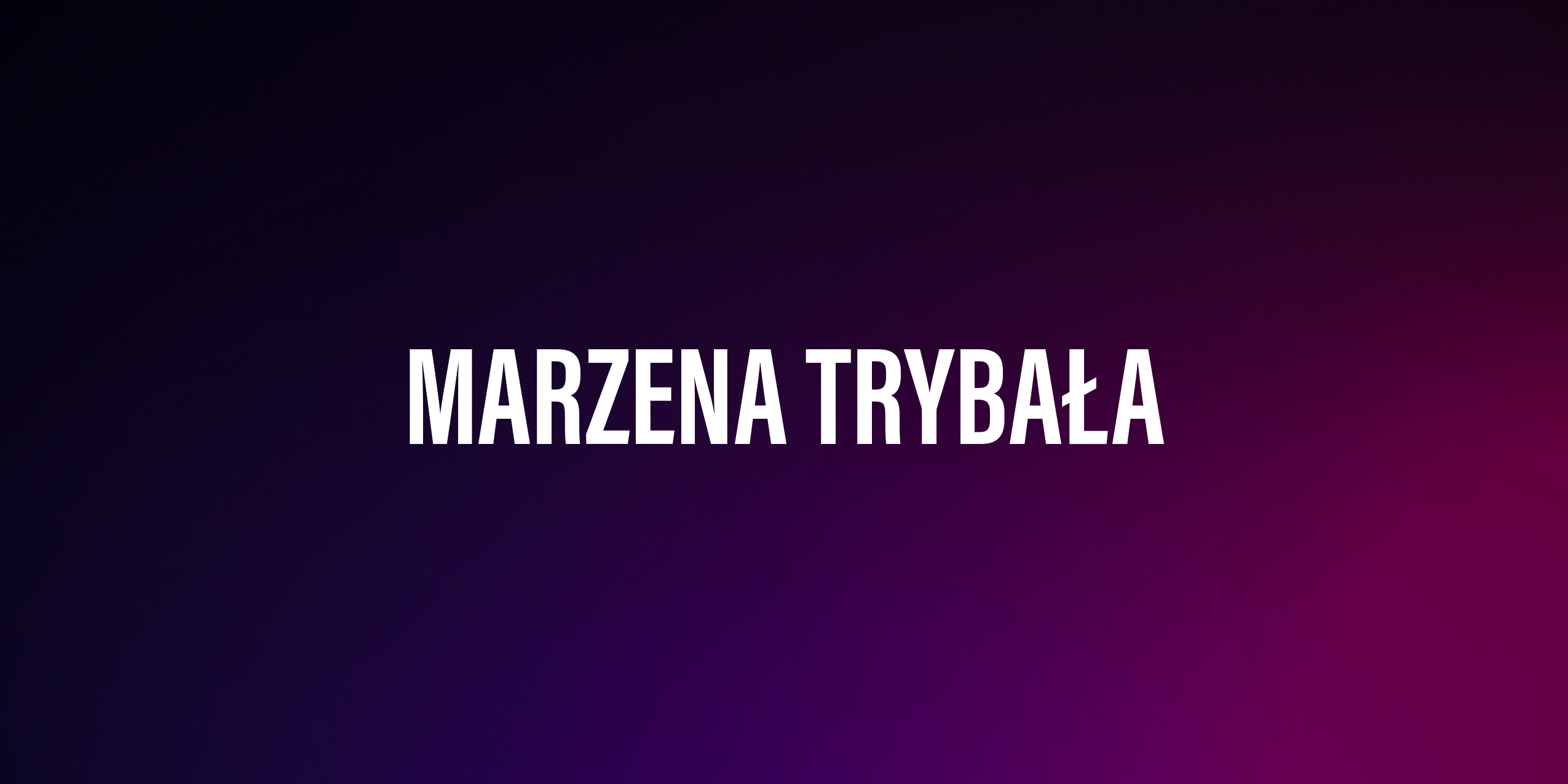 Marzena Trybała – życiorys i filmografia