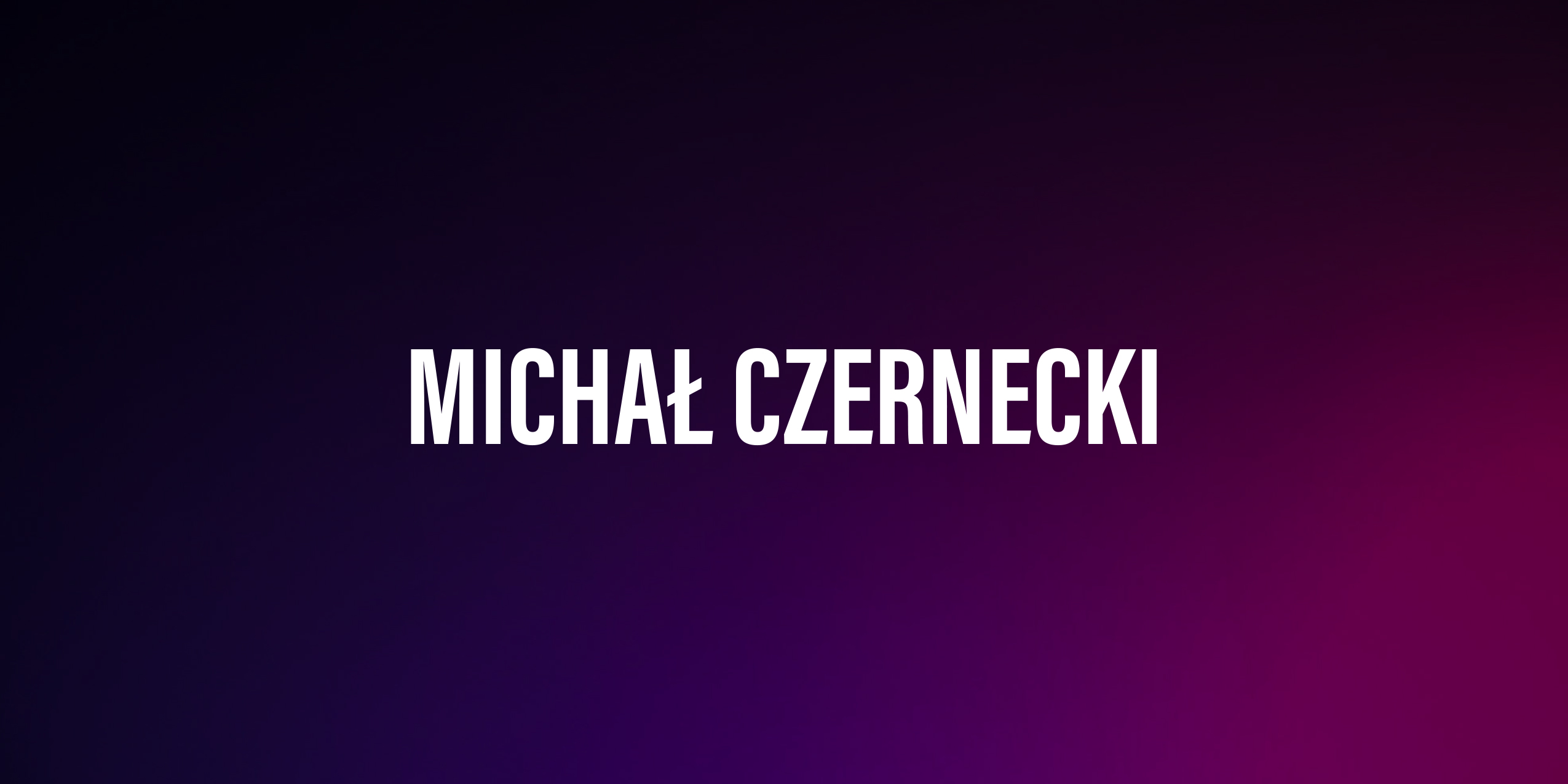 Michał Czernecki – życiorys i filmografia