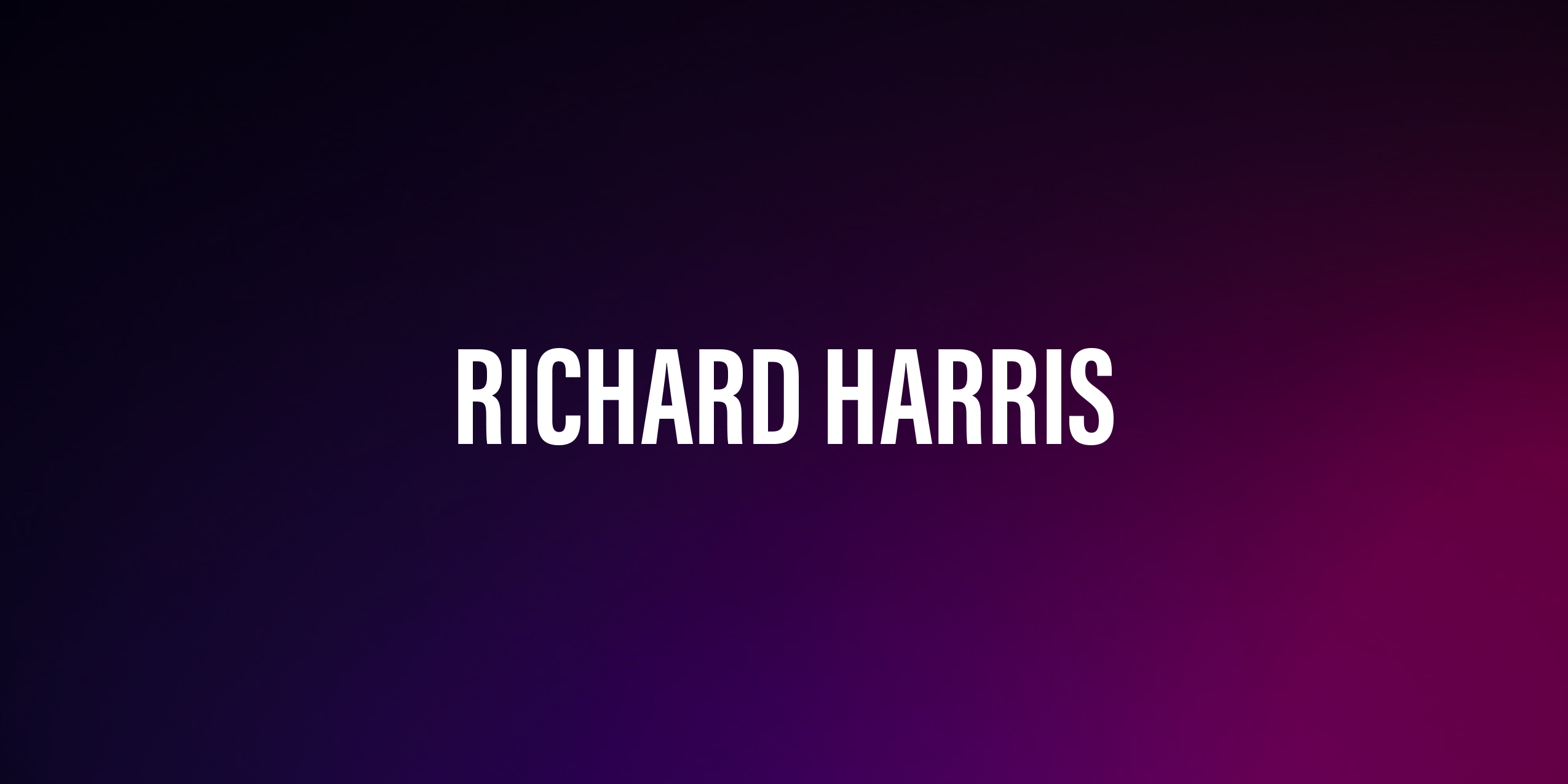 Richard Harris – życiorys i filmografia