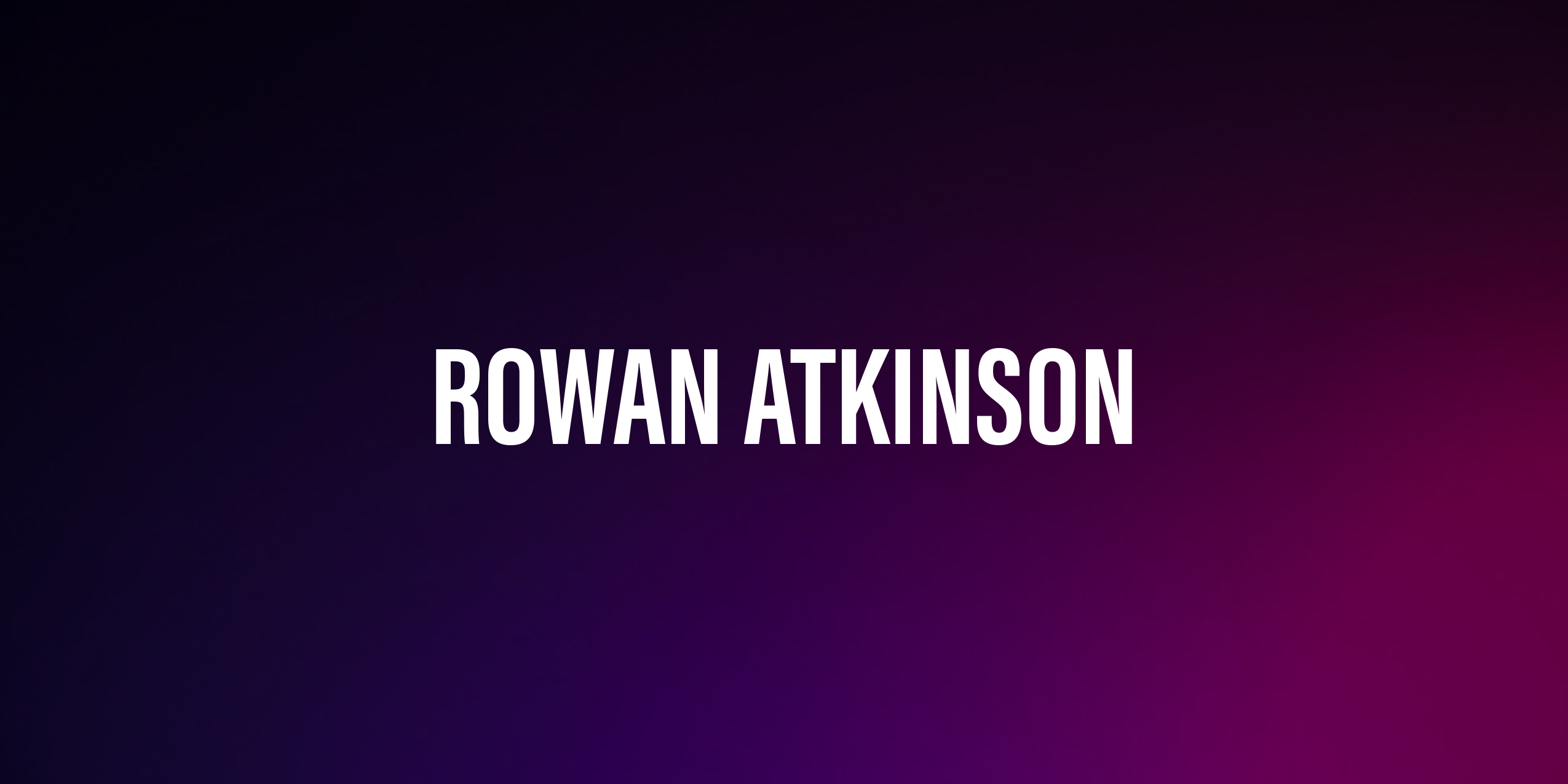 Rowan Atkinson – życiorys i filmografia