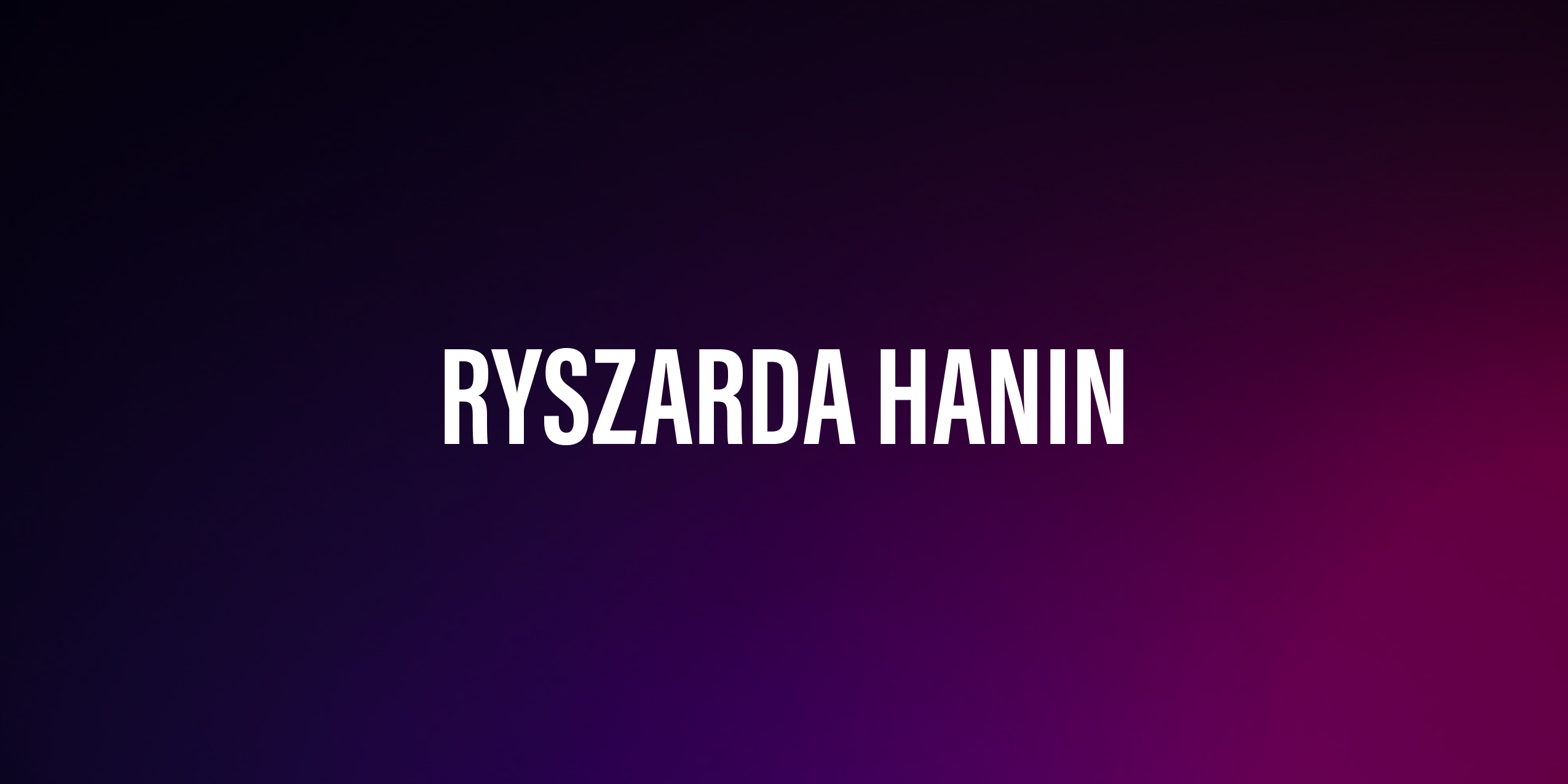 Ryszarda Hanin – życiorys i filmografia