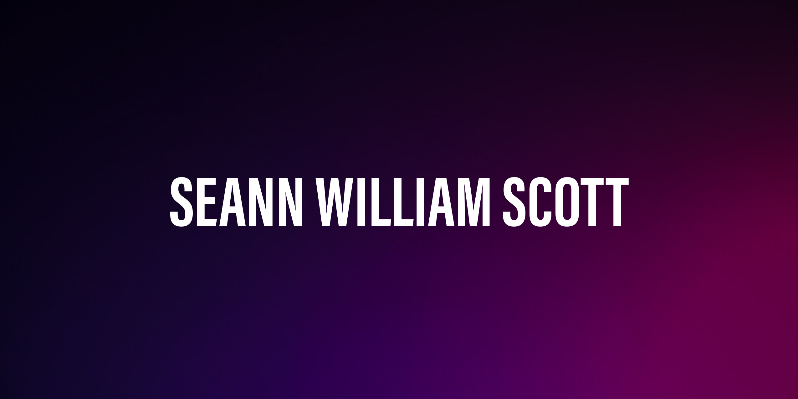 Seann William Scott – życiorys i filmografia