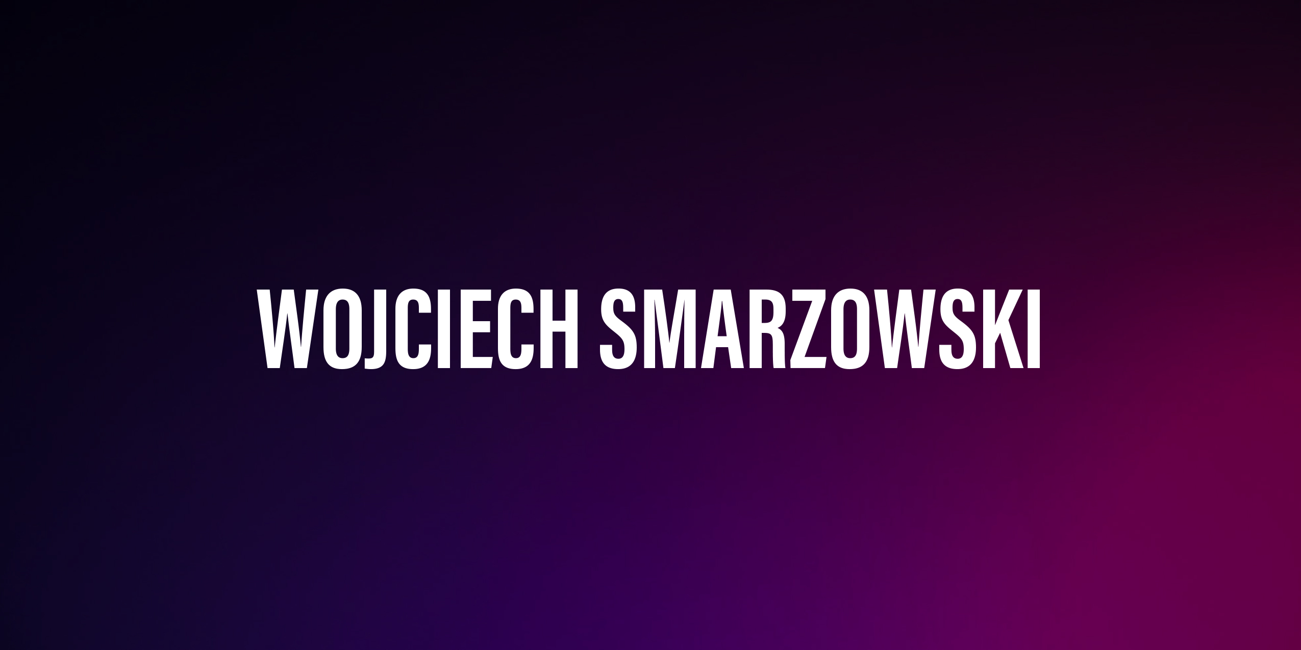 Wojciech Smarzowski – życiorys i filmografia