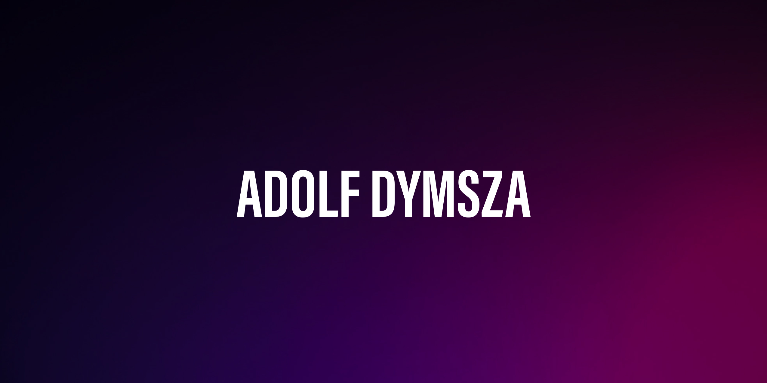 Adolf Dymsza – legenda polskiej komedii filmowej i teatralnej
