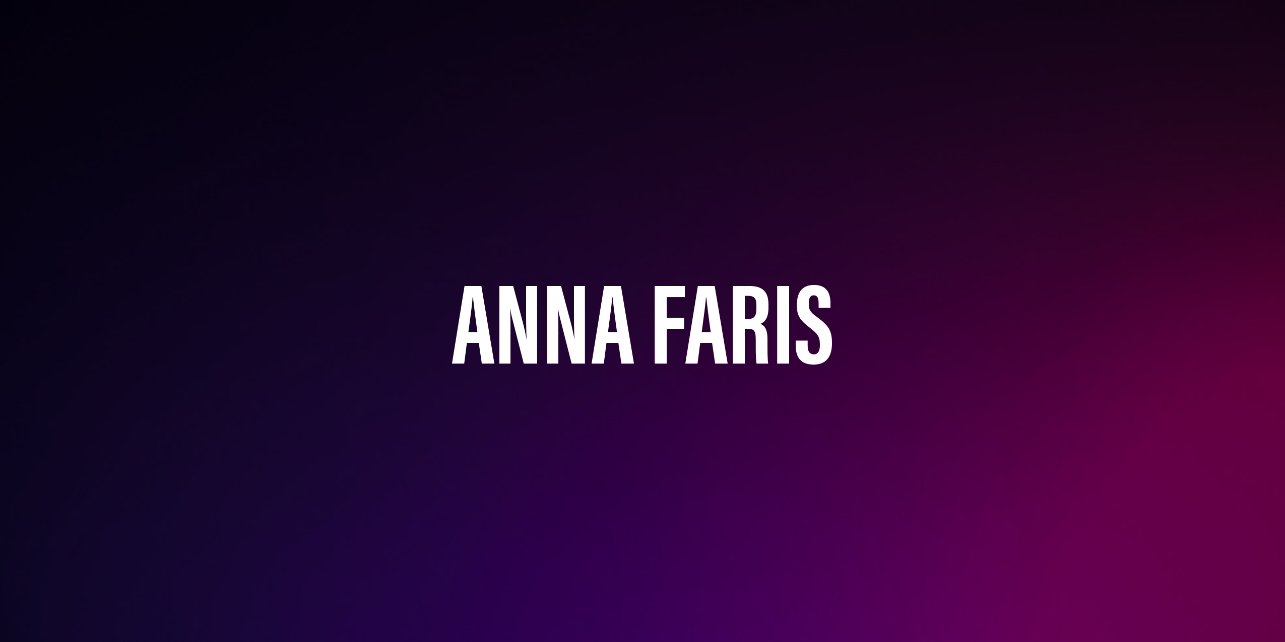 Anna Faris – amerykańska aktorka i producentka komediowa