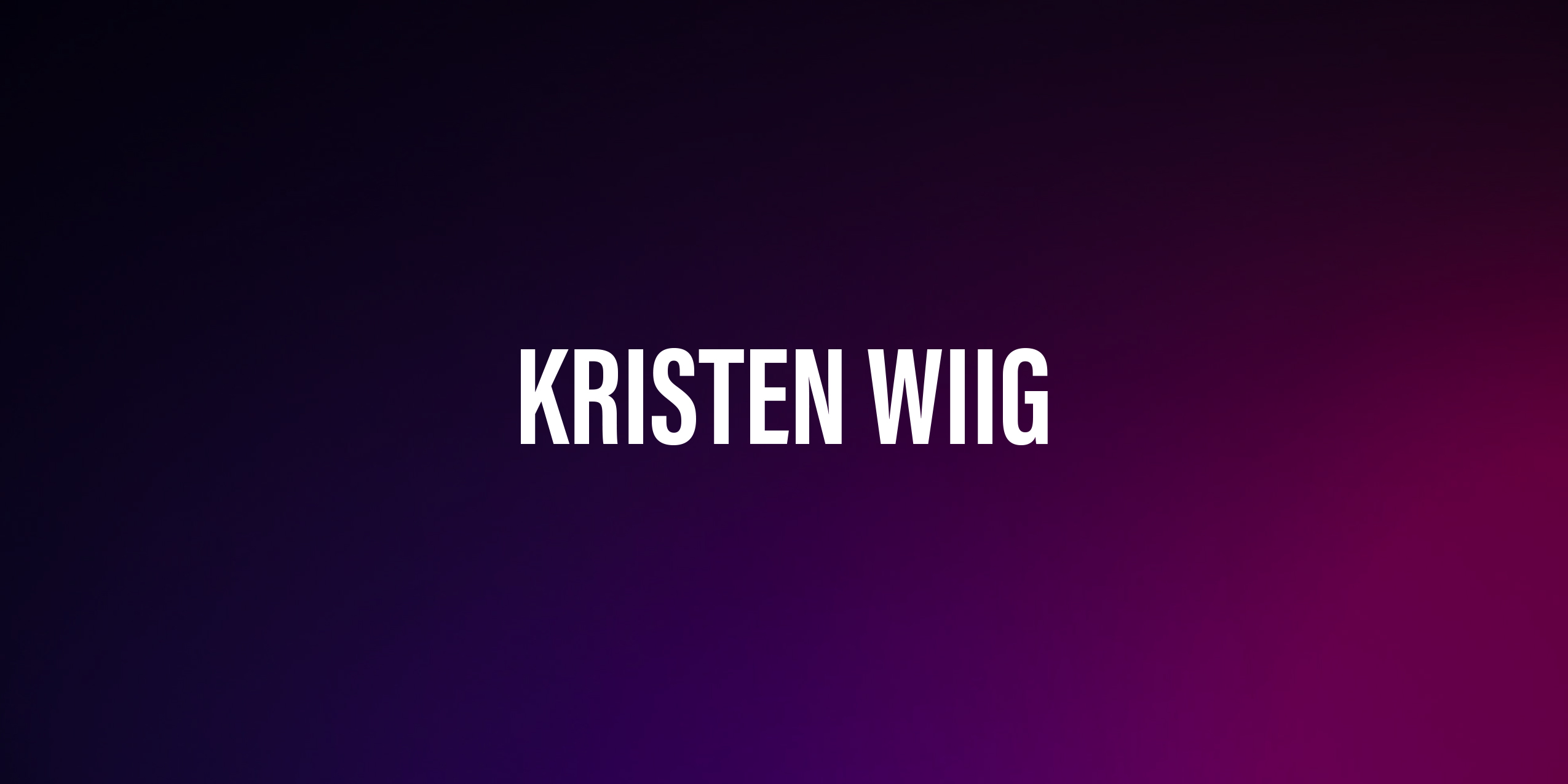 Kristen Wiig – Amerykańska Aktorka i Komiczka, Która Zmieniła Oblicze Komedii