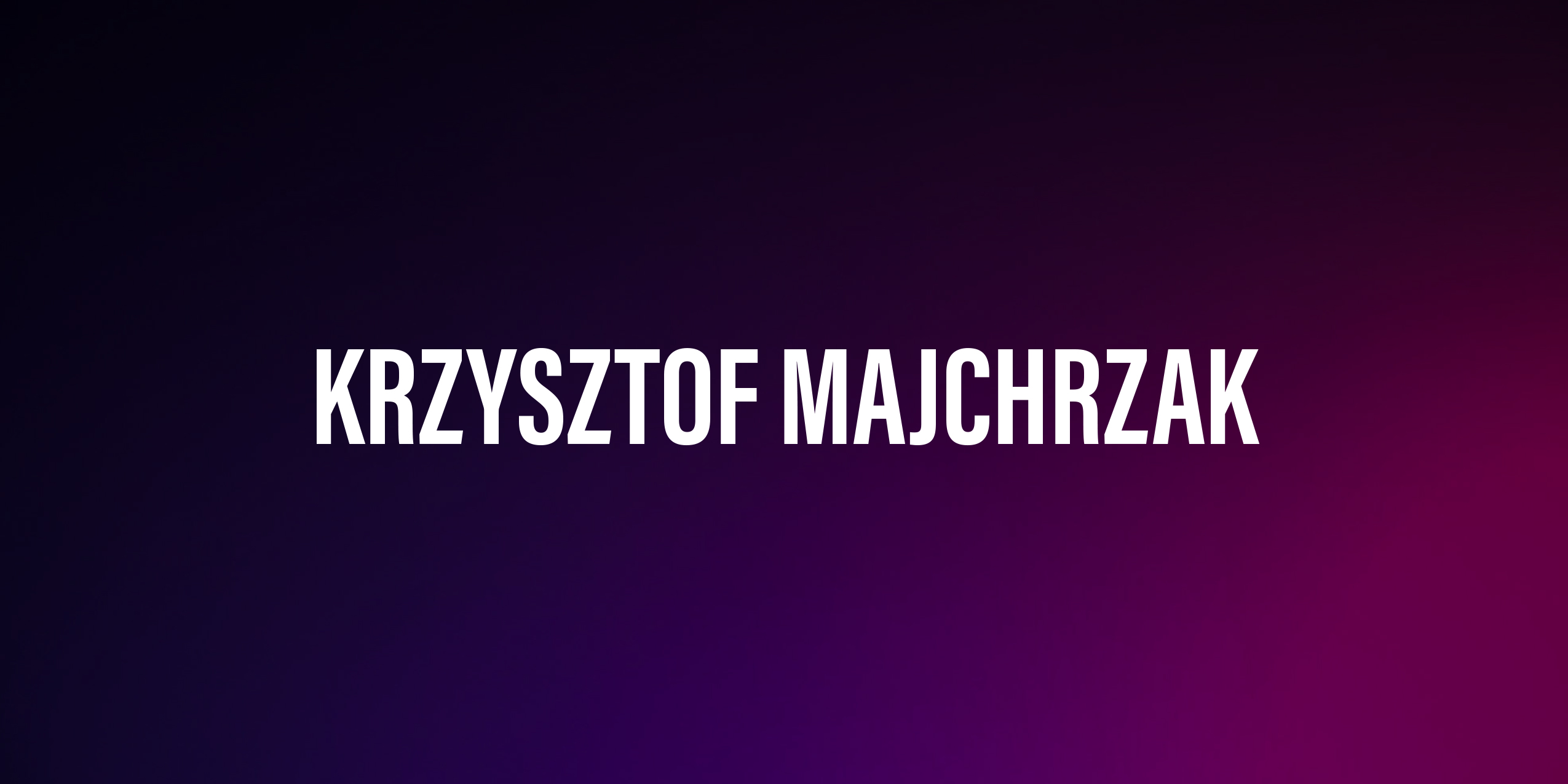 Krzysztof Majchrzak – Życie, Kariera i Najważniejsze Role Aktora