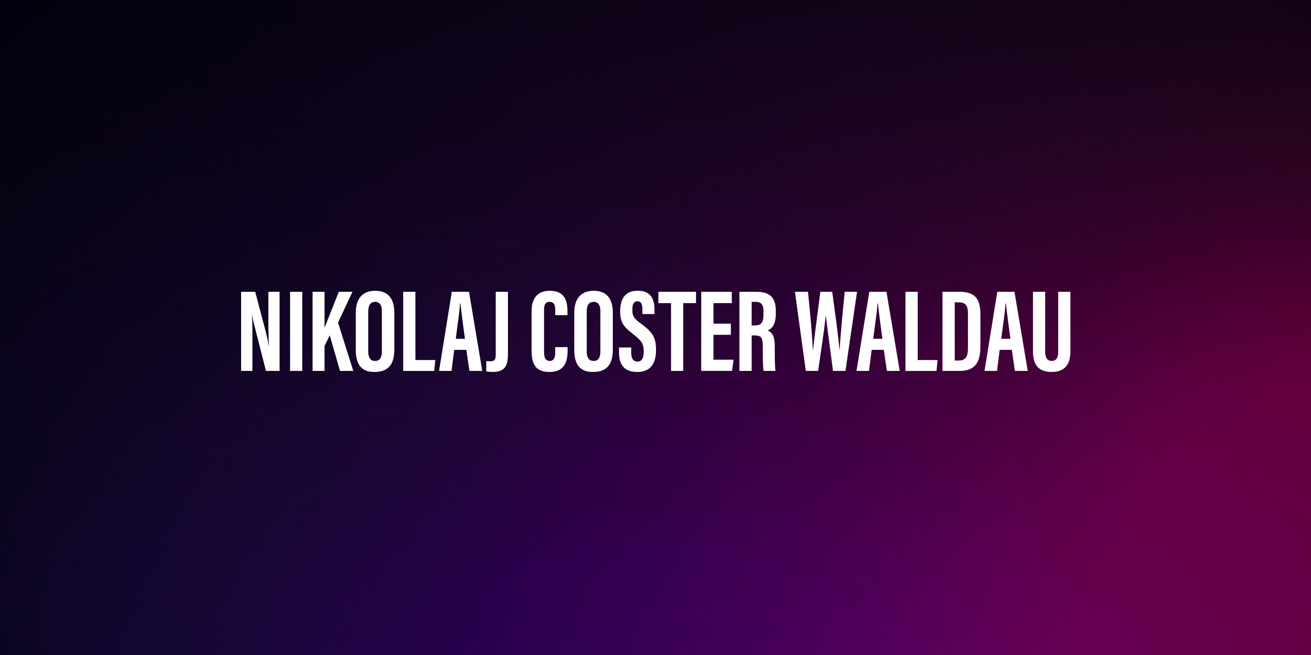 Nikolaj Coster-Waldau – duński aktor, producent i scenarzysta