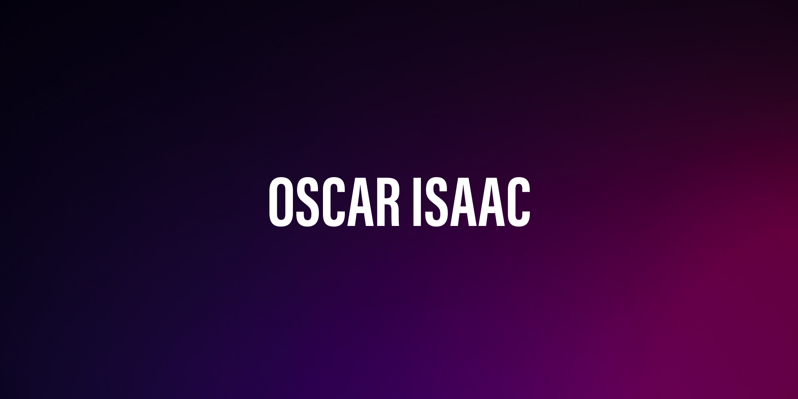 Oscar Isaac – Wszechstronny Aktor i Jego Fascynująca Kariera