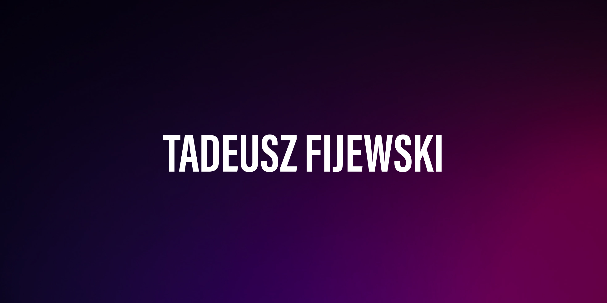 Tadeusz Fijewski – Życie, Kariera i Najważniejsze Role Wybitnego Polskiego Aktora
