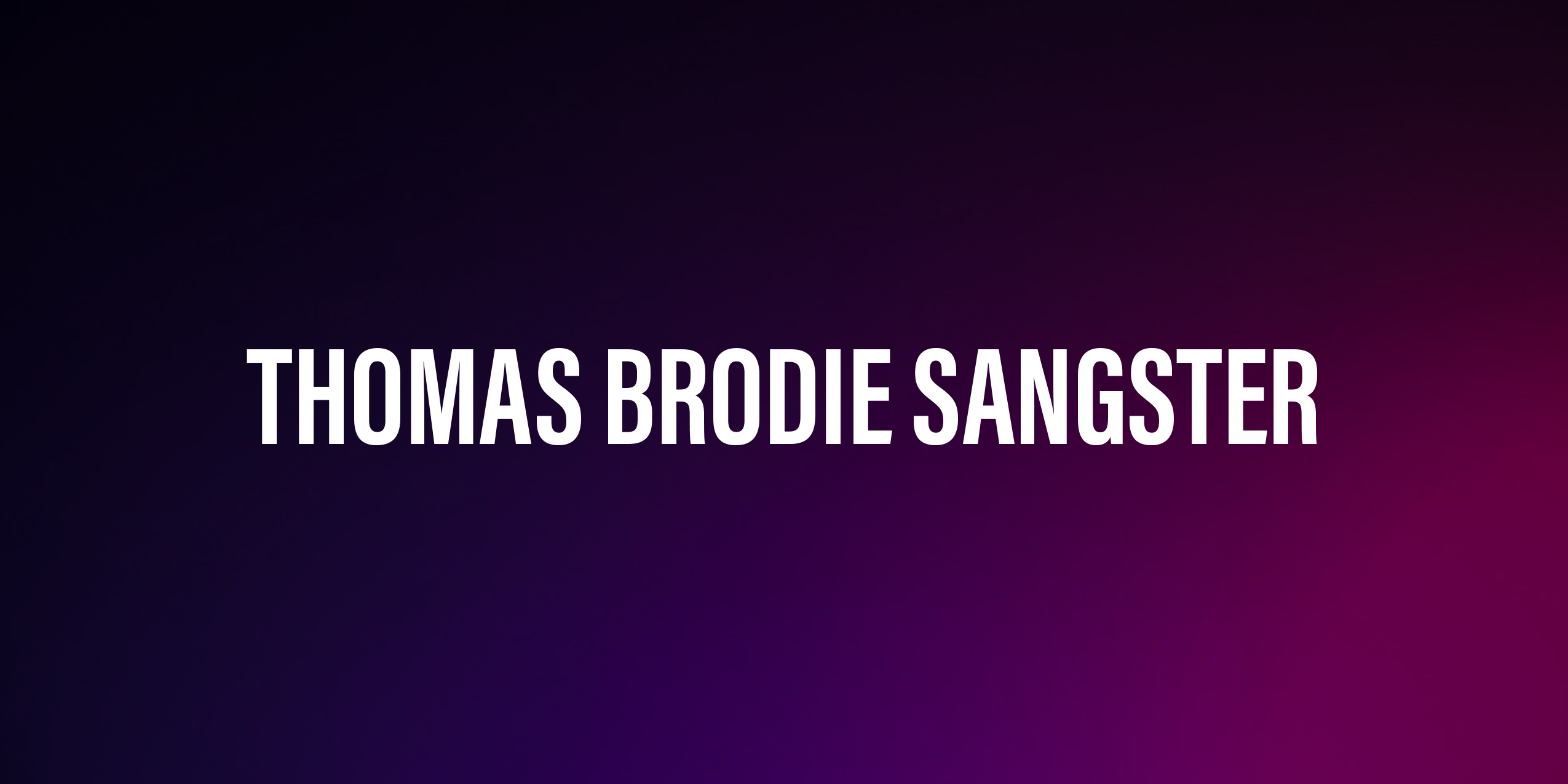 Thomas Brodie Sangster – Brytyjski Aktor i Artysta