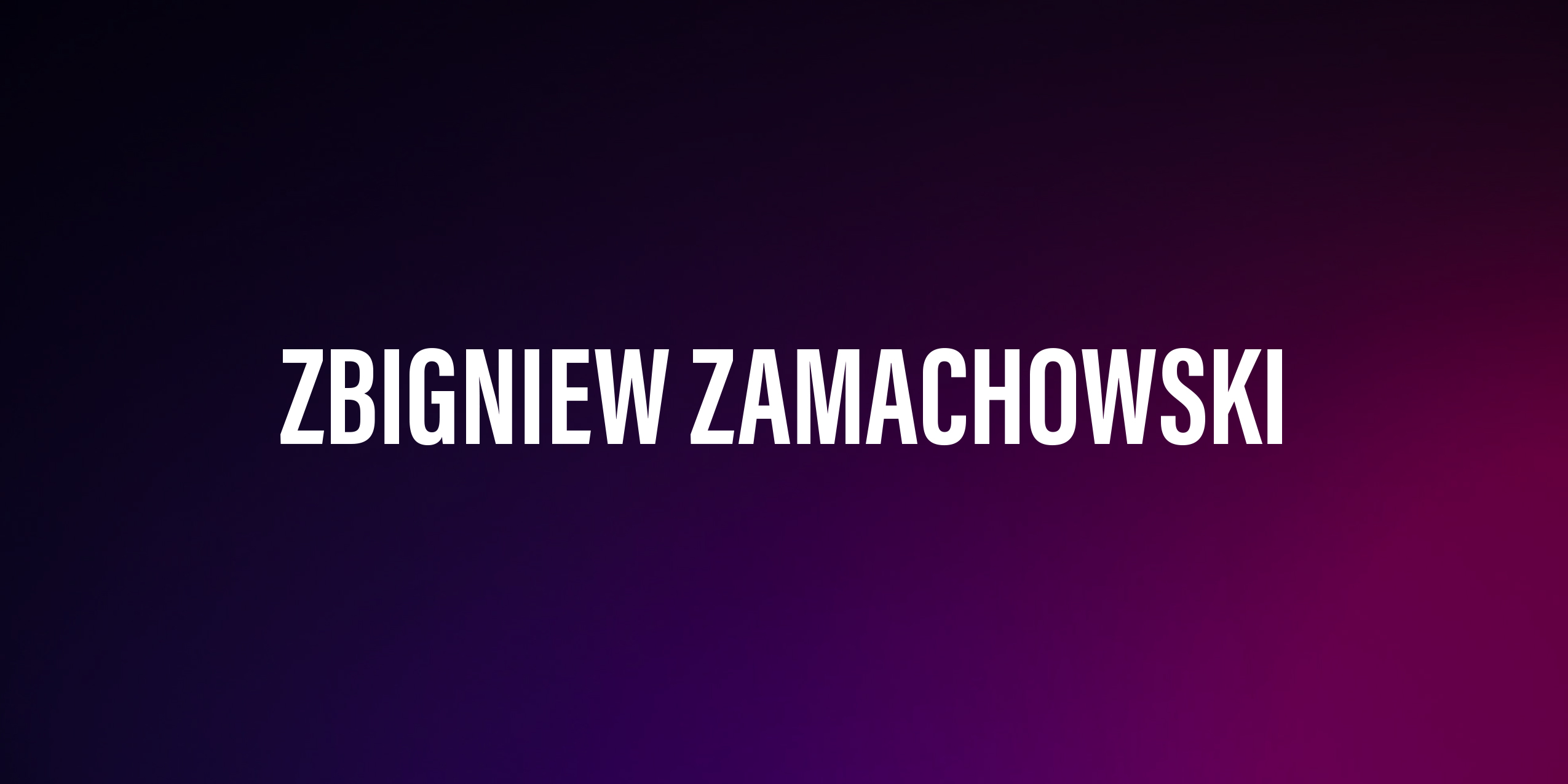 Zbigniew Zamachowski – polski aktor filmowy, teatralny i dubbingowy