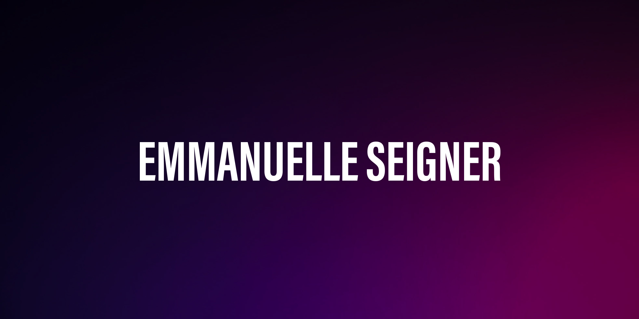 Emmanuelle Seigner – życiorys i filmografia