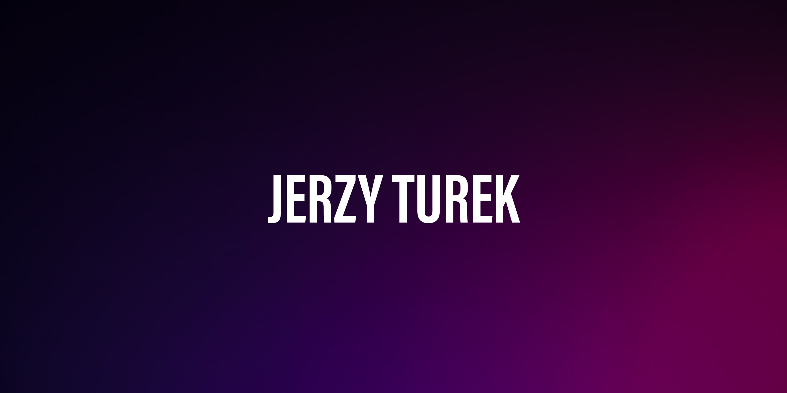 Jerzy Turek – życiorys i filmografia