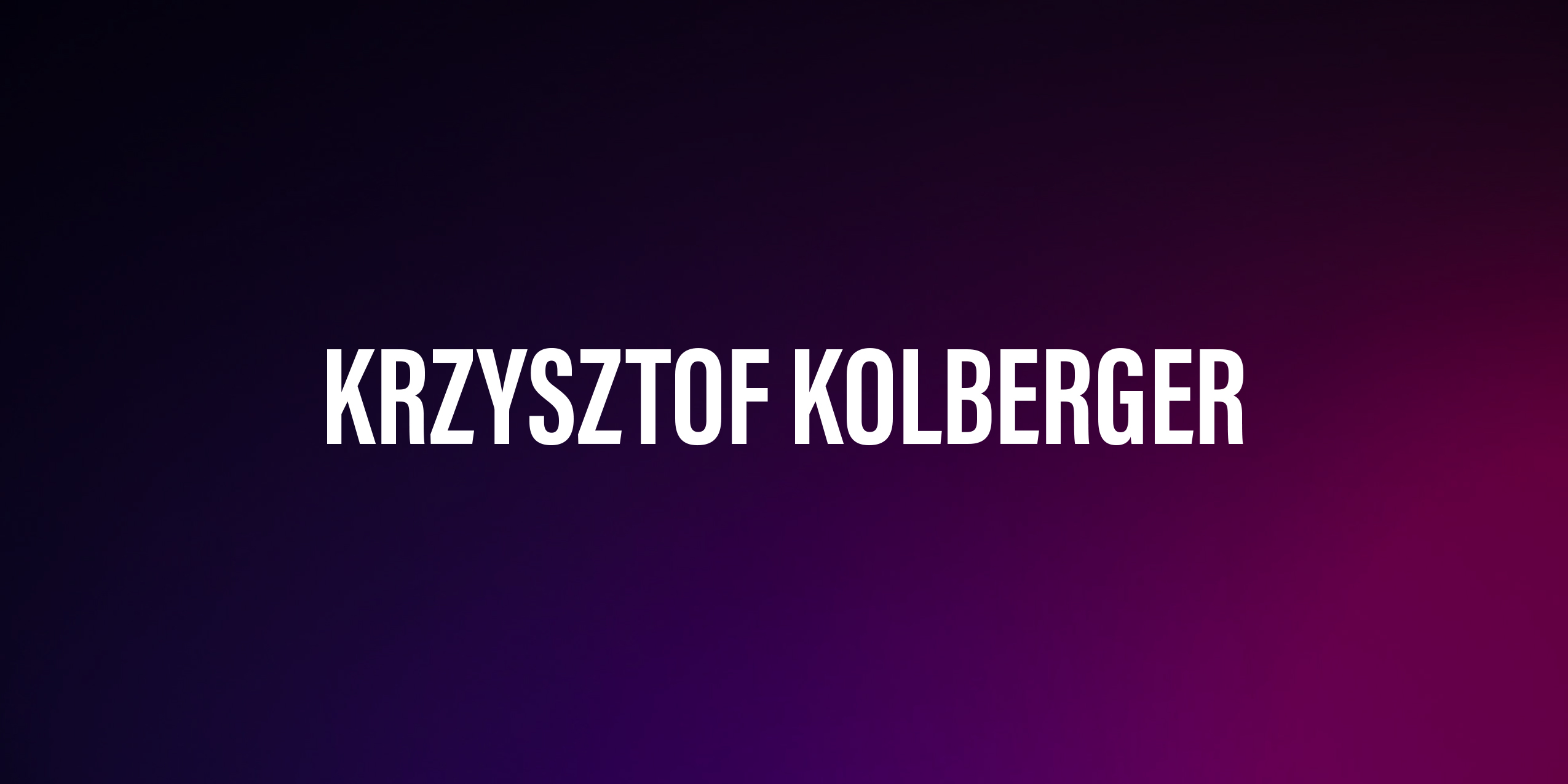 Krzysztof Kolberger – życiorys i filmografia