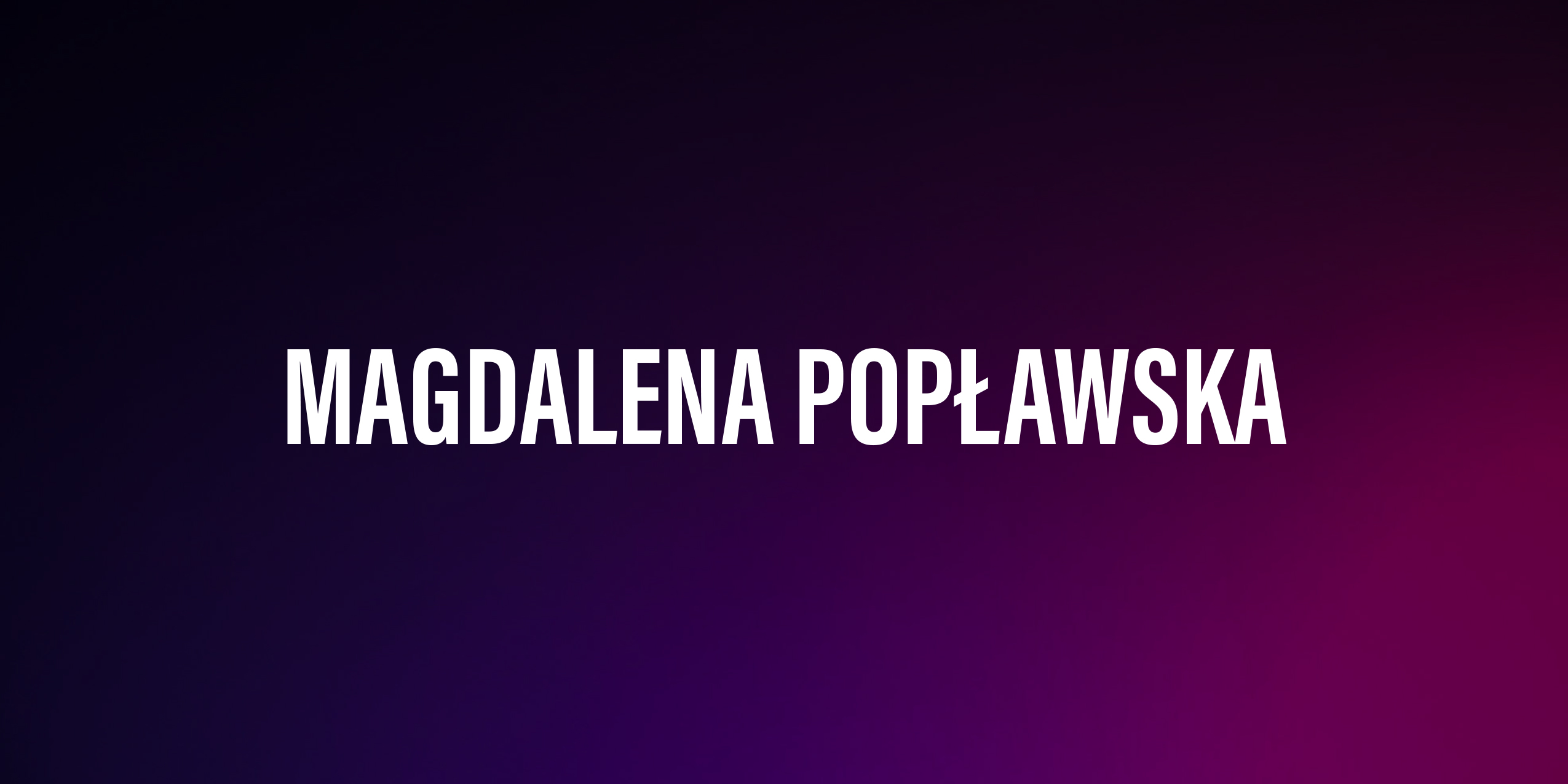 Magdalena Popławska – życiorys i filmografia