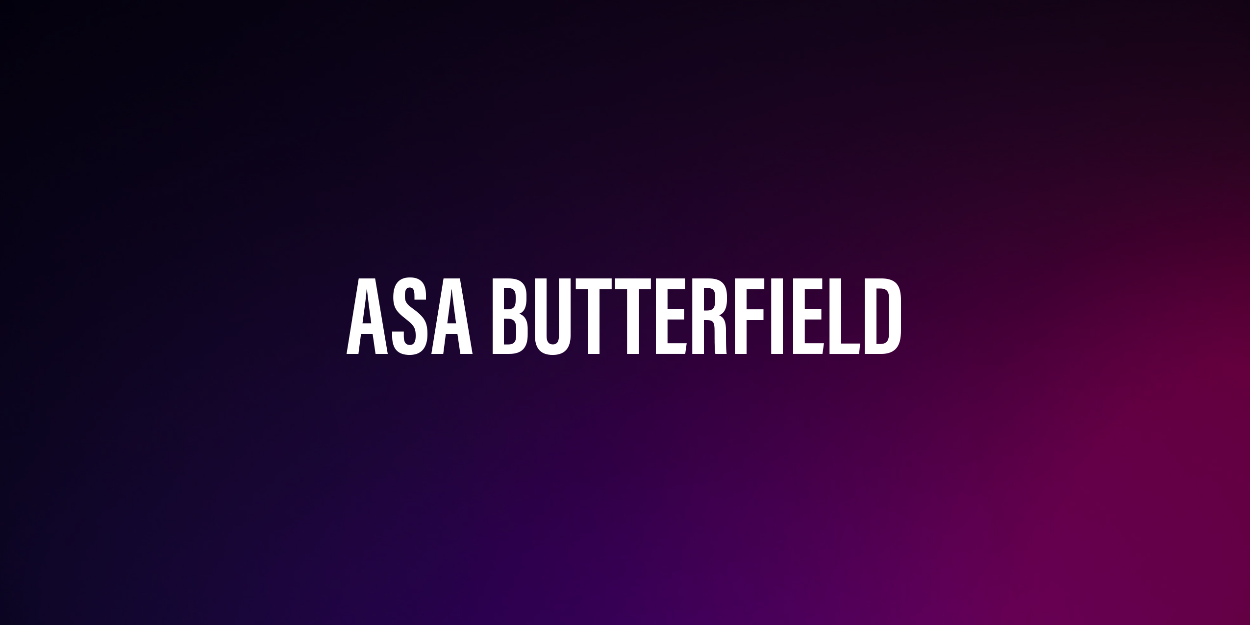 Asa Butterfield – Brytyjski aktor młodego pokolenia Asa Butterfield – Brytyjski aktor młodego pokolenia