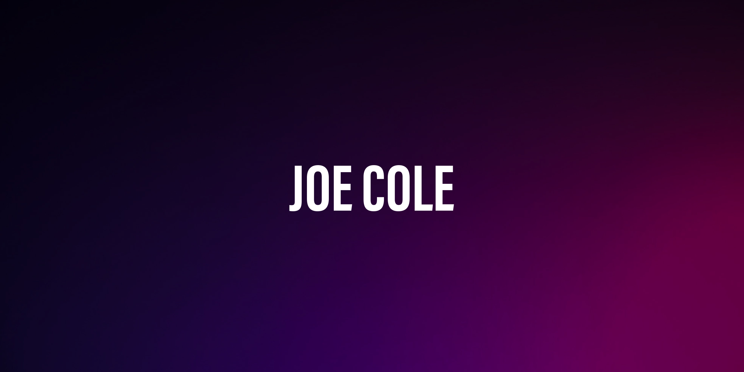 Joe Cole – brytyjski aktor filmowy i telewizyjny Joe Cole – brytyjski aktor filmowy i telewizyjny