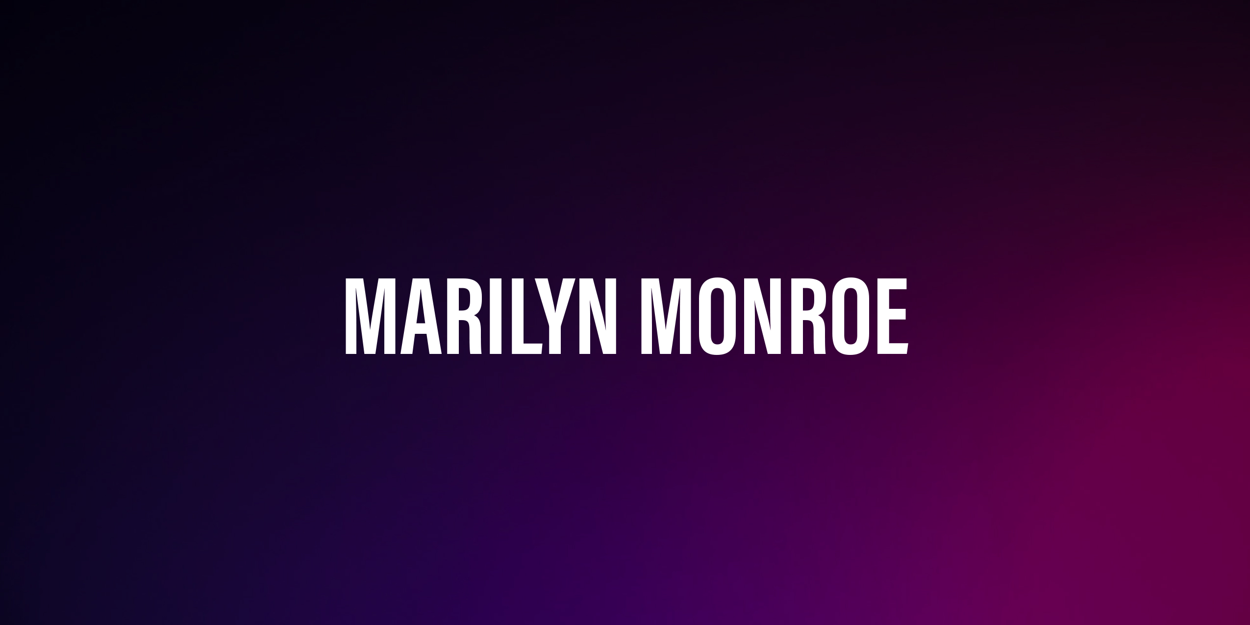 Marilyn Monroe – Ikona Hollywood i symbol kobiecości Marilyn Monroe – Ikona Hollywood i symbol kobiecości