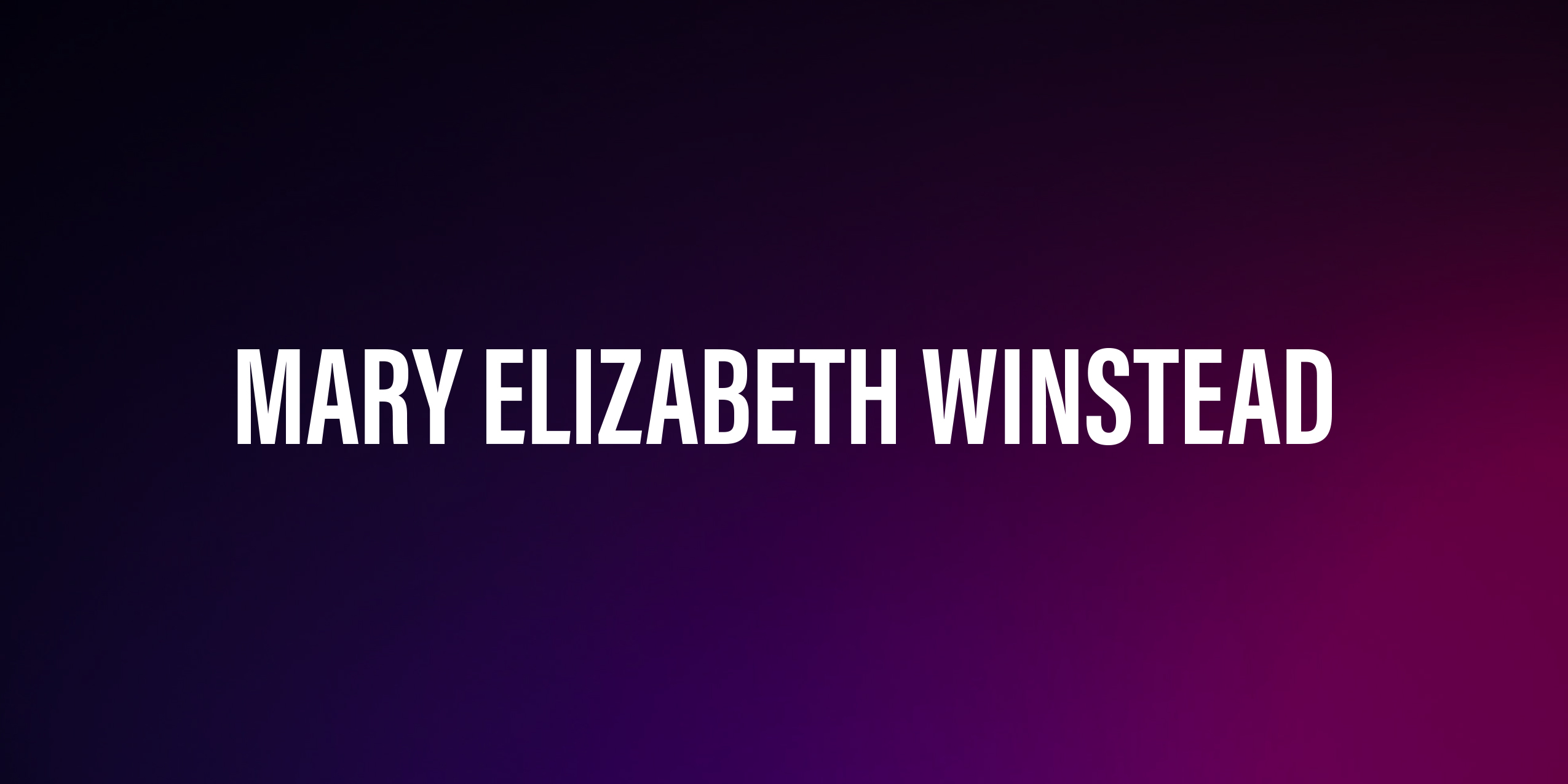 Mary Elizabeth Winstead – Biografia i Kariera Aktorska Mary Elizabeth Winstead – Biografia i Kariera Aktorska